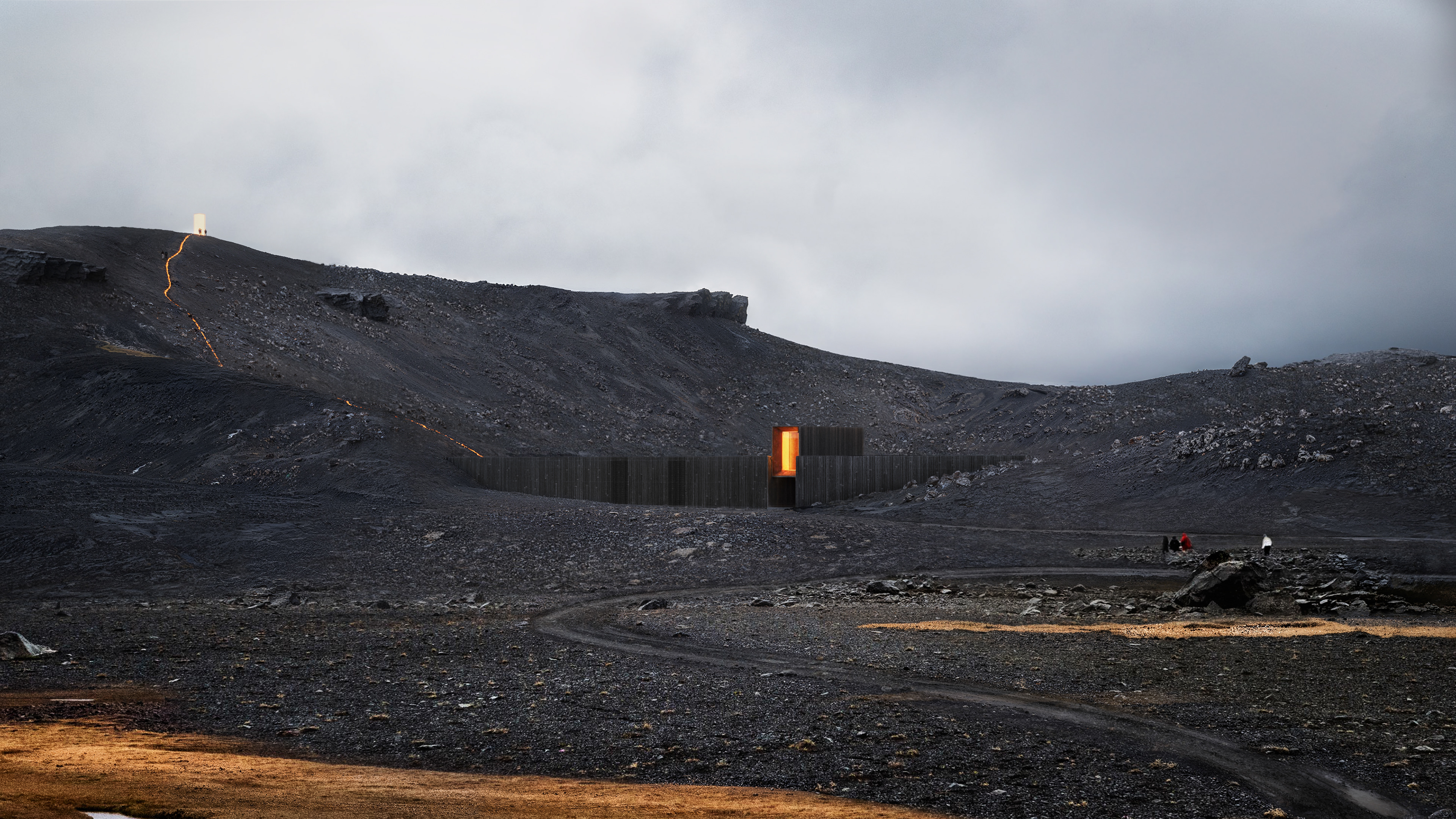 Volcano Horseman Retreat by YAC - Young Architects Competitions.