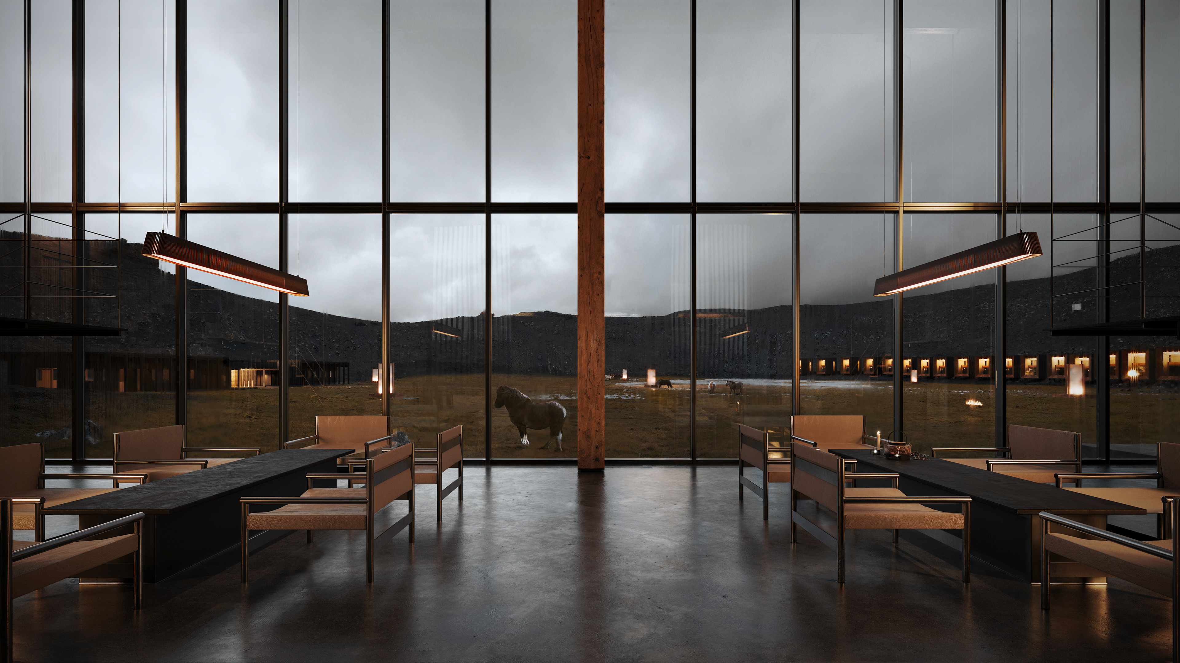 Volcano Horseman Retreat by YAC - Young Architects Competitions.