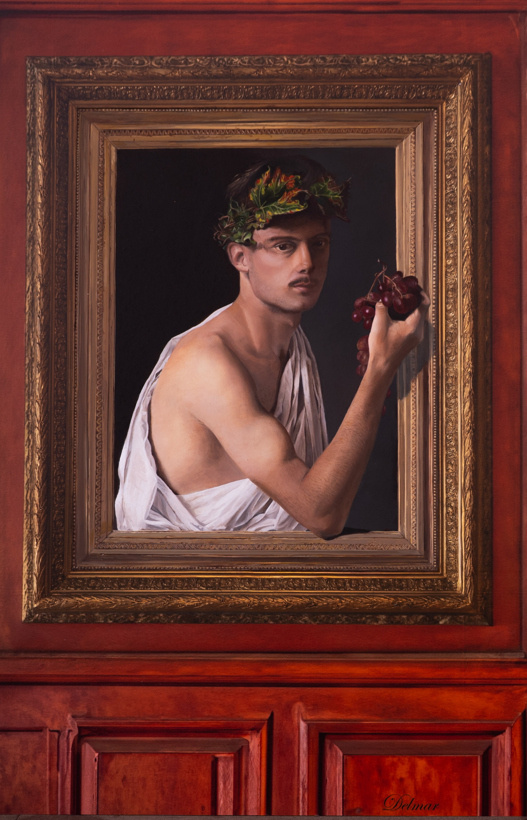 Bacchus 2.0 - olieverf op aluminium