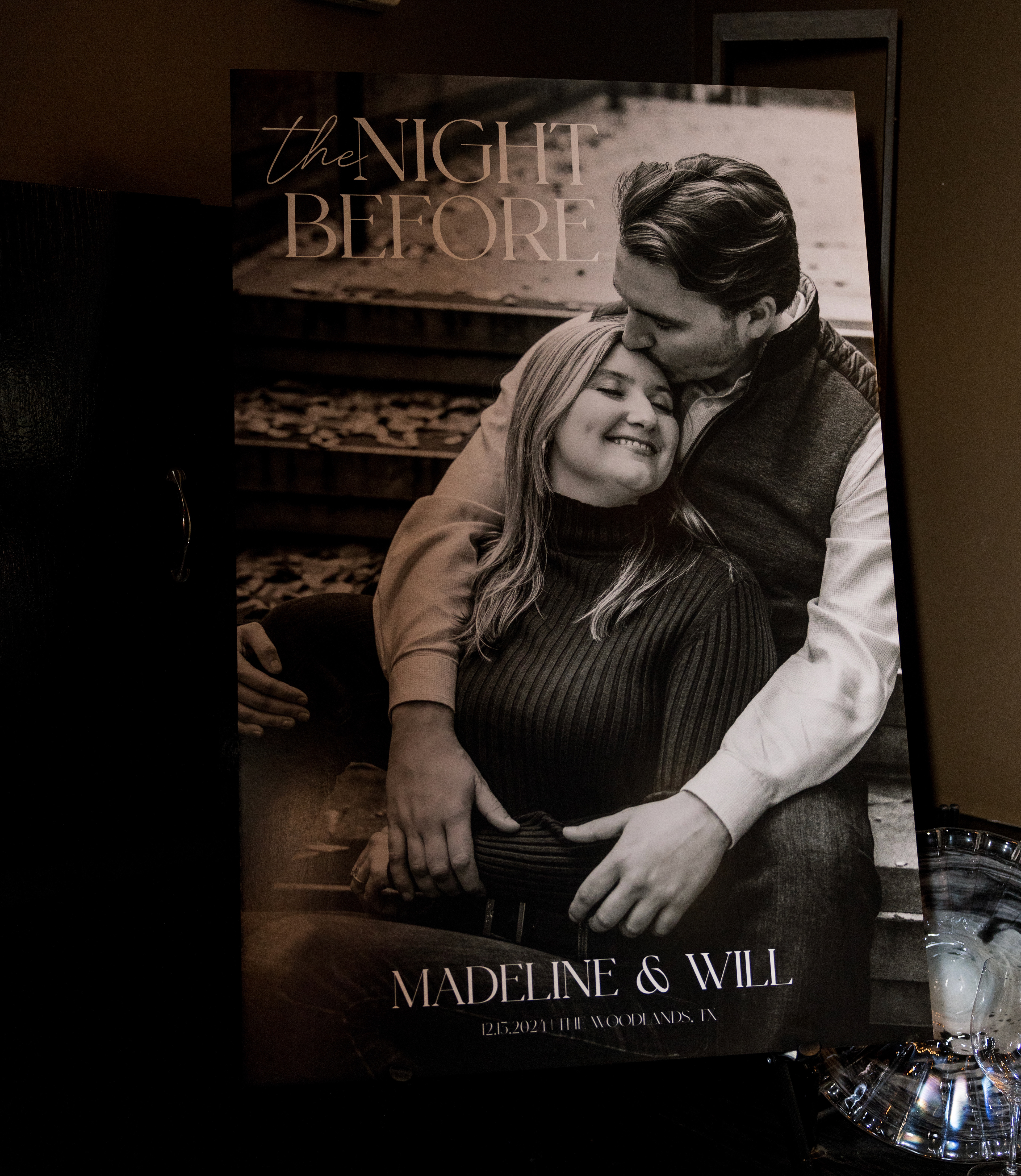 Rehearsal Dinner Entrance Sign