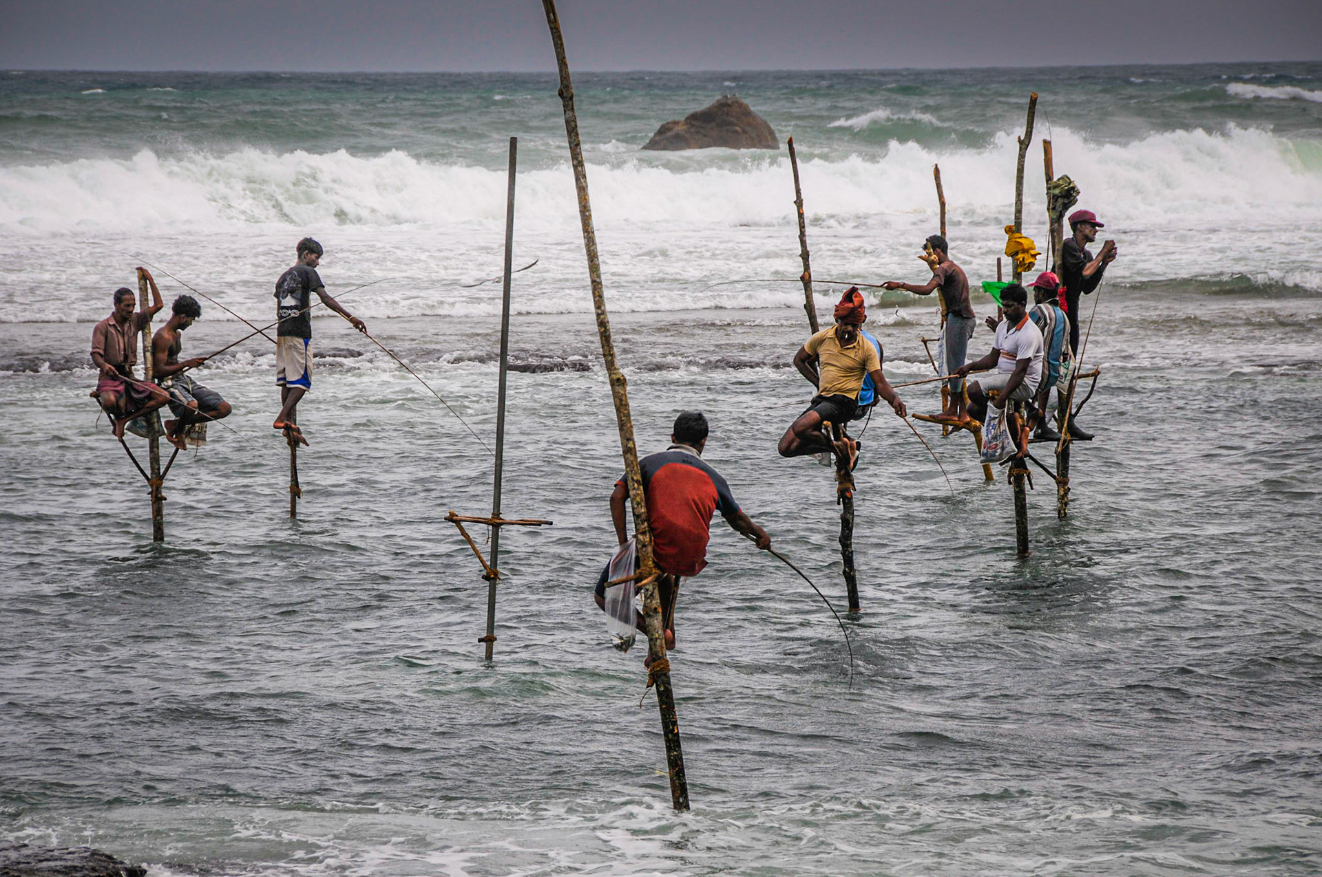 Stilt Fishermen, Sri Lanka