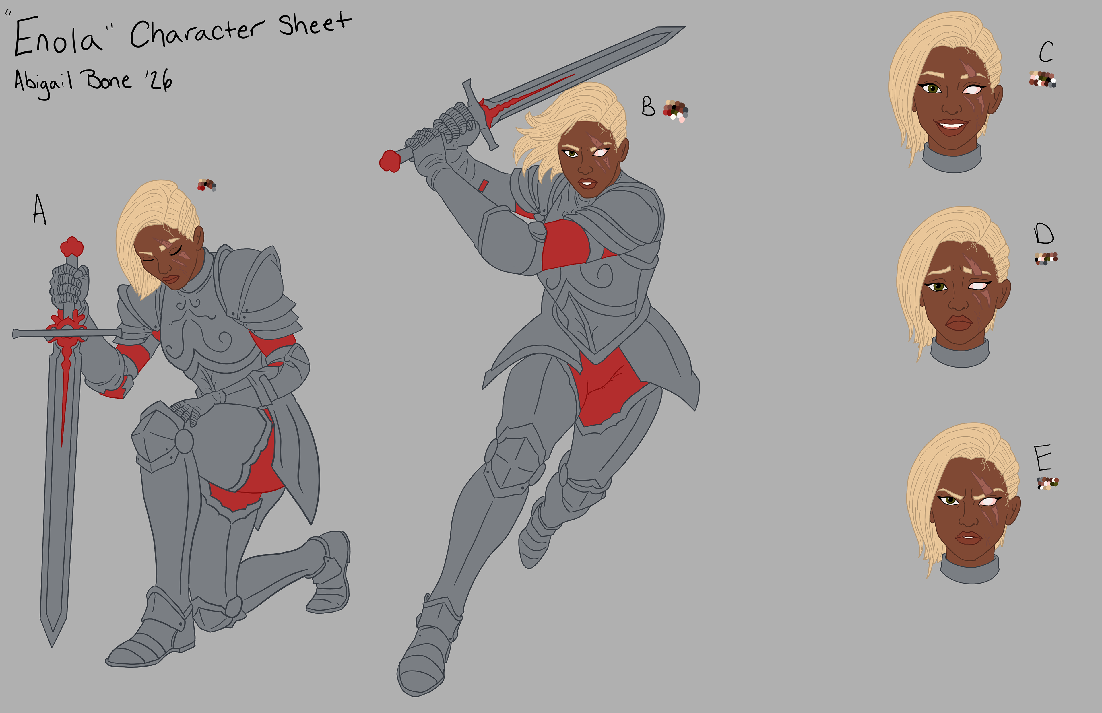 "Enola" Character Sheet 2026