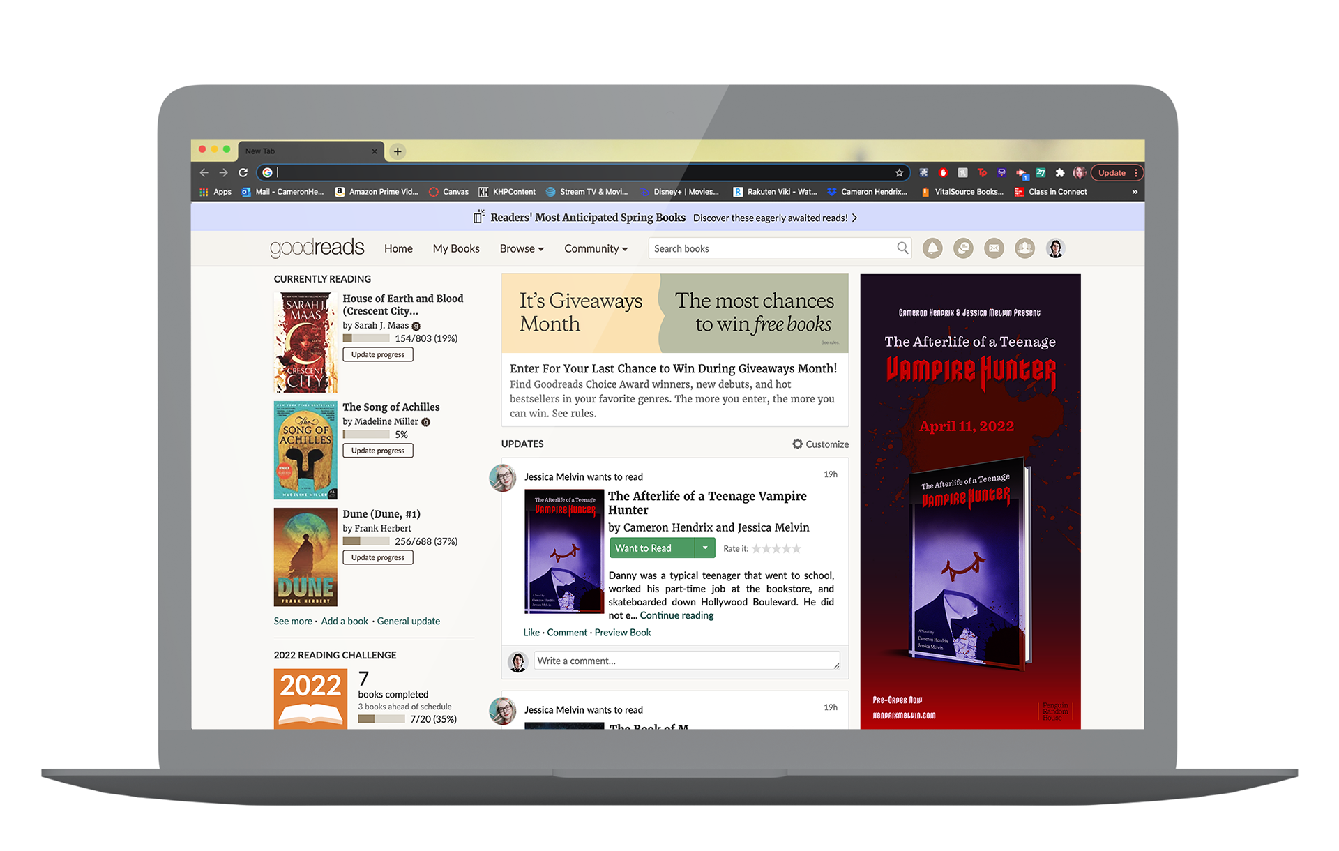Promotional Ad: Goodreads