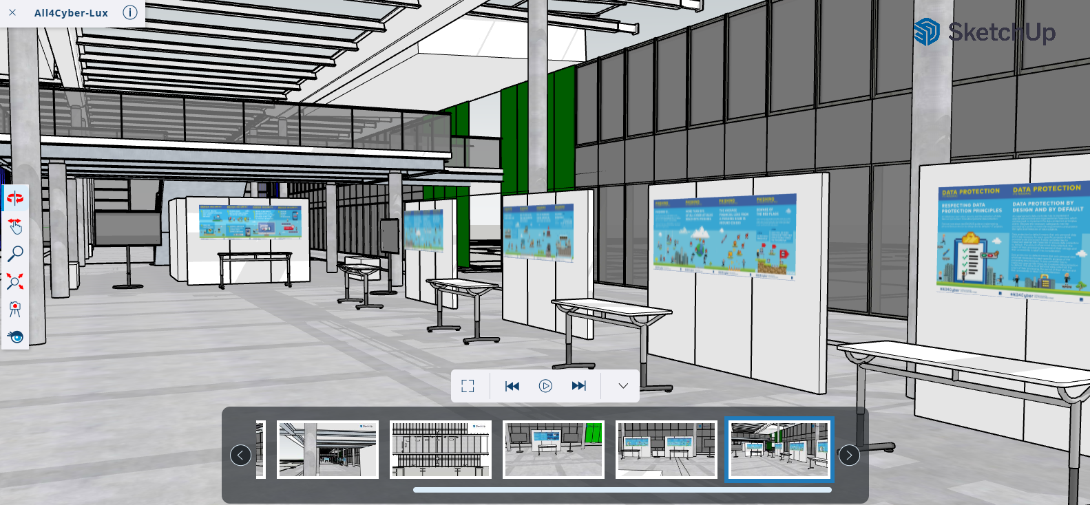 Open the 3D Modeling in Sketchup