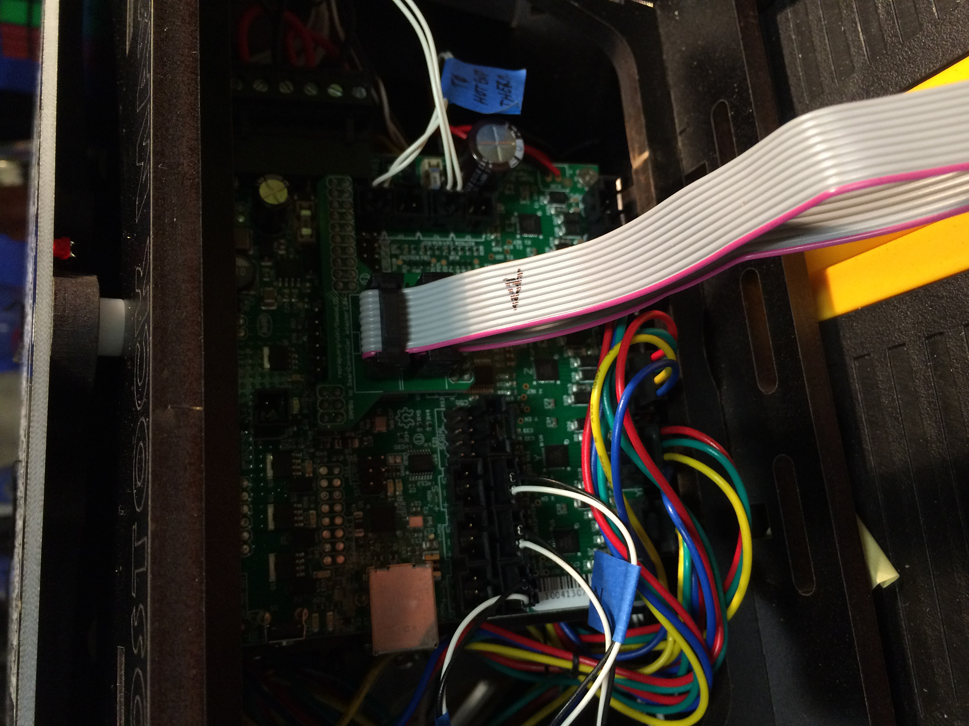 Connecting to the display.