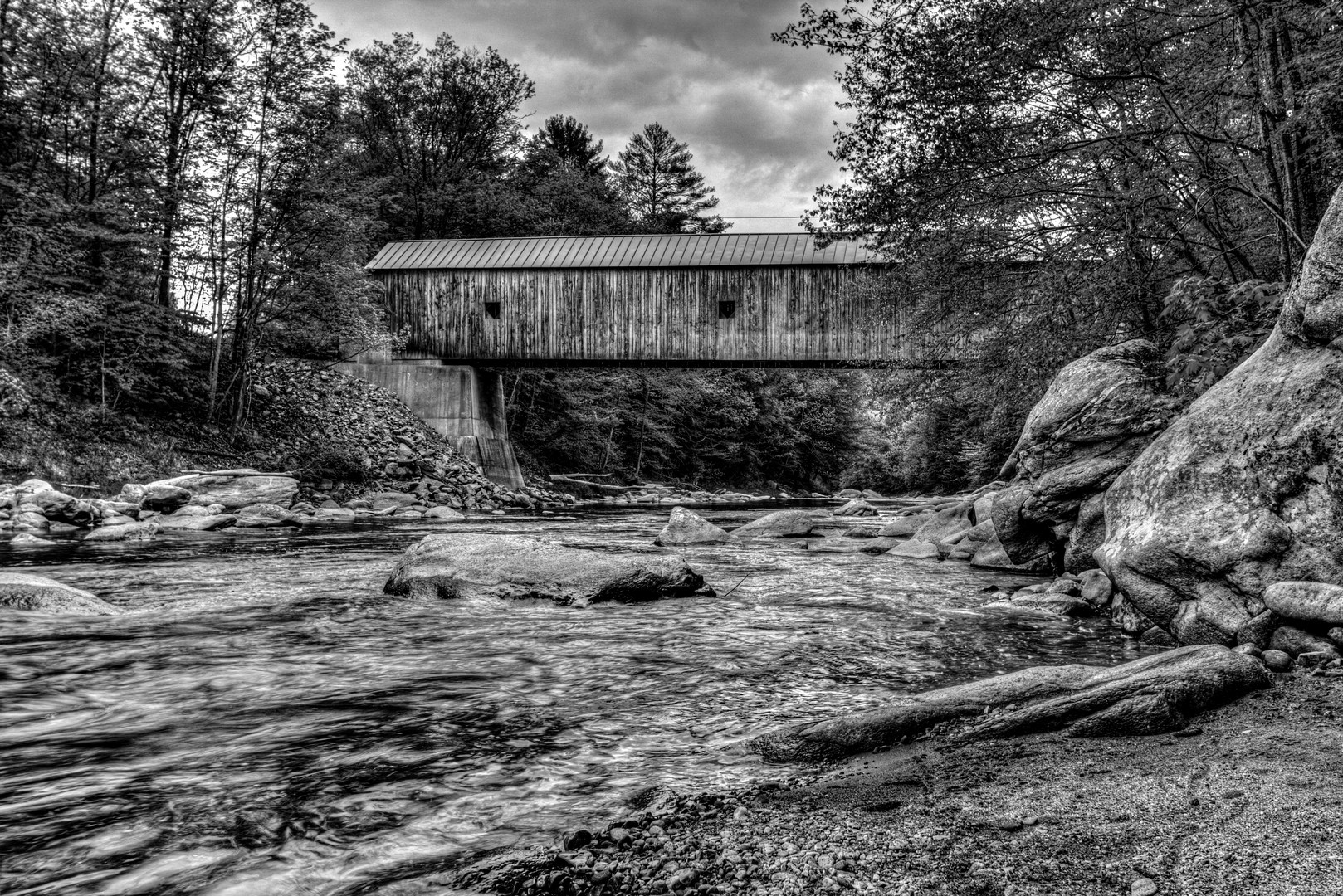Pont couvert, Vermont, États-Unis