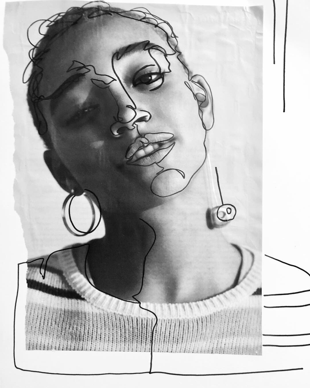 Untitled - Collage + Sketch