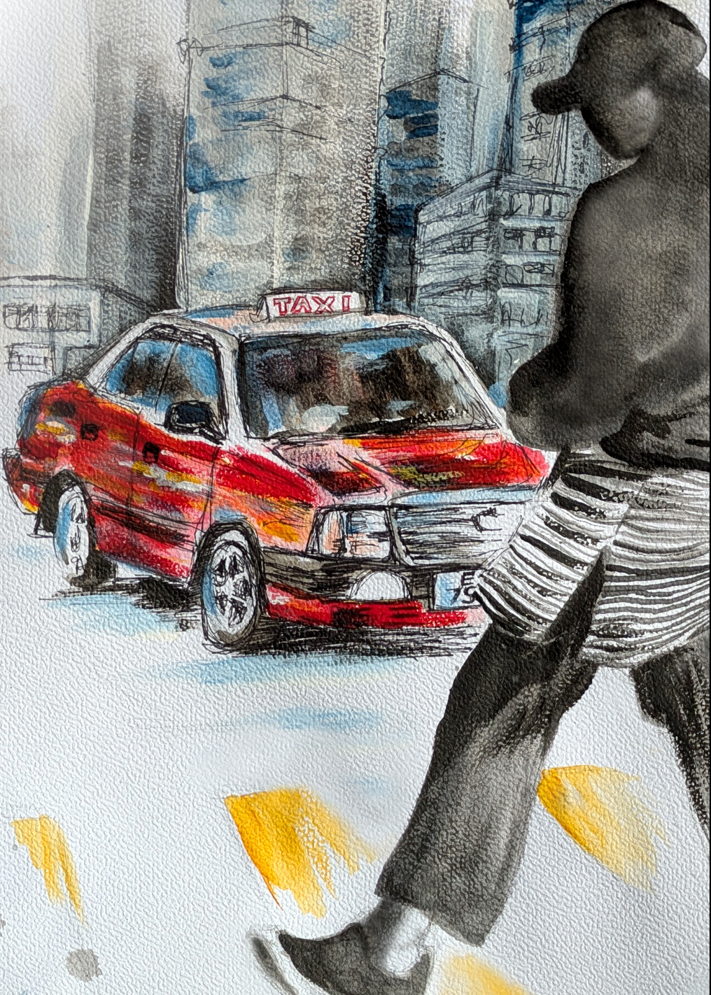 Kowloon, Hong Kong, 21x29cm, 2024