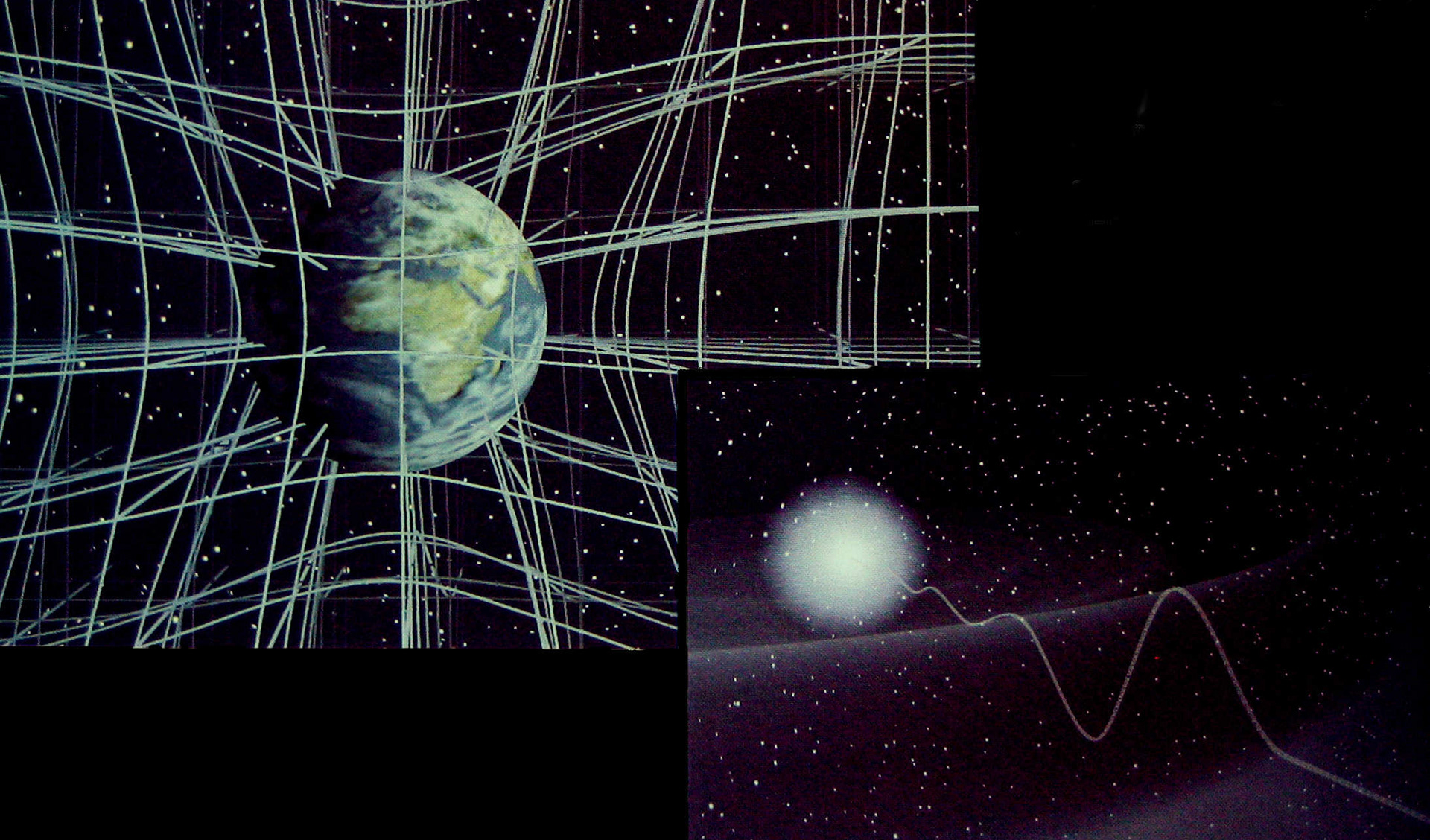 More three-dimensional representation of spacetime. Not by author.