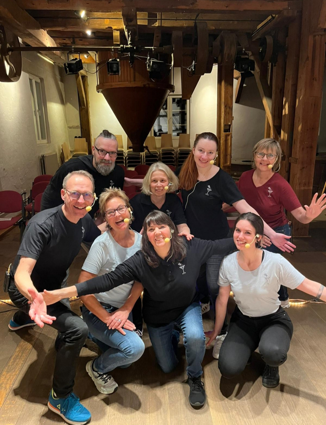 Kurz vorher mit Mic-Meik