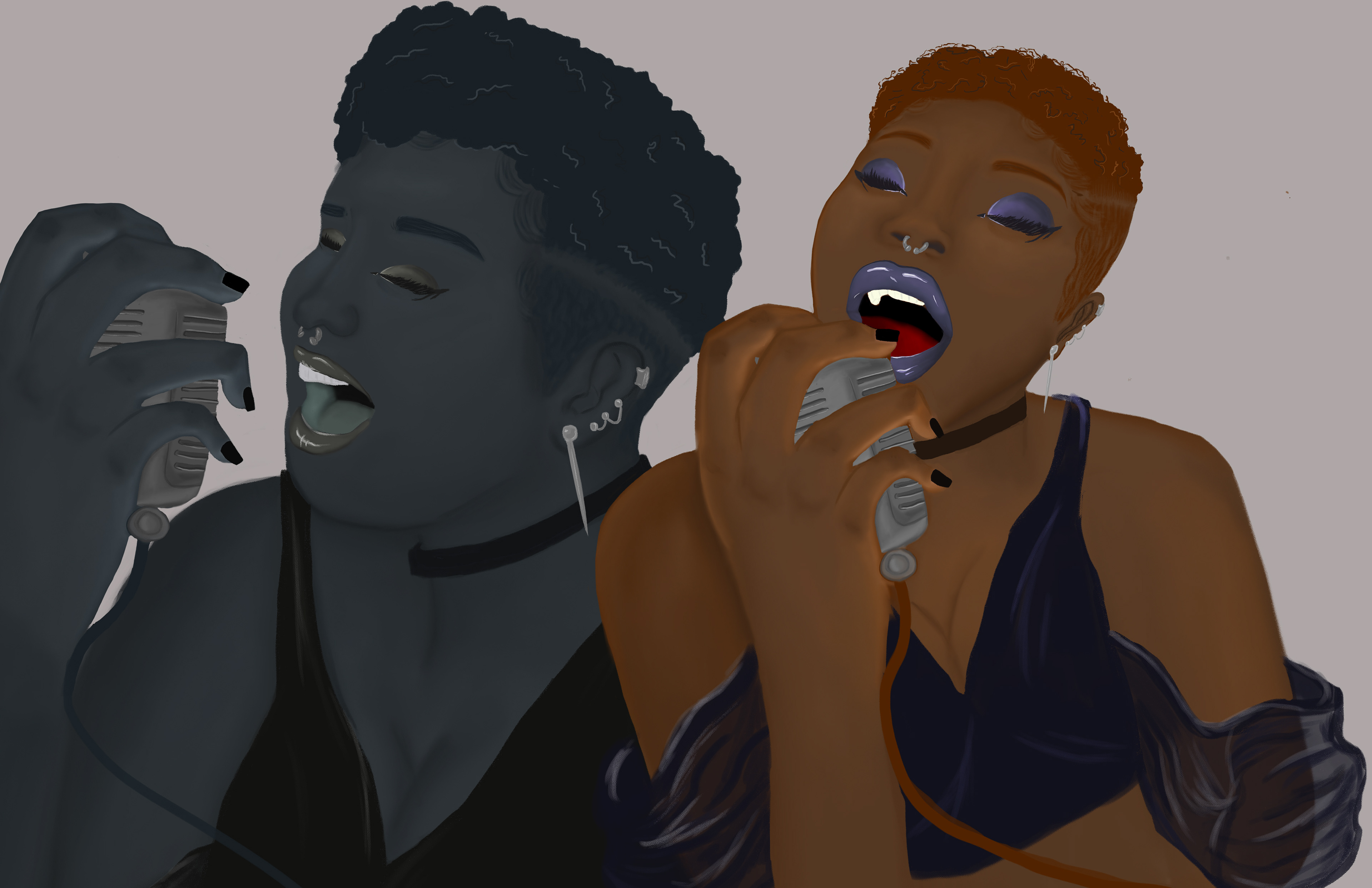 Ongoing Band Untitled series "Phelisia - Lead Singer"