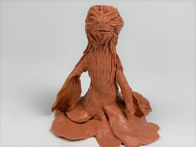 Size: 5 x 5 x 4.5 Medium: Oil Clay
