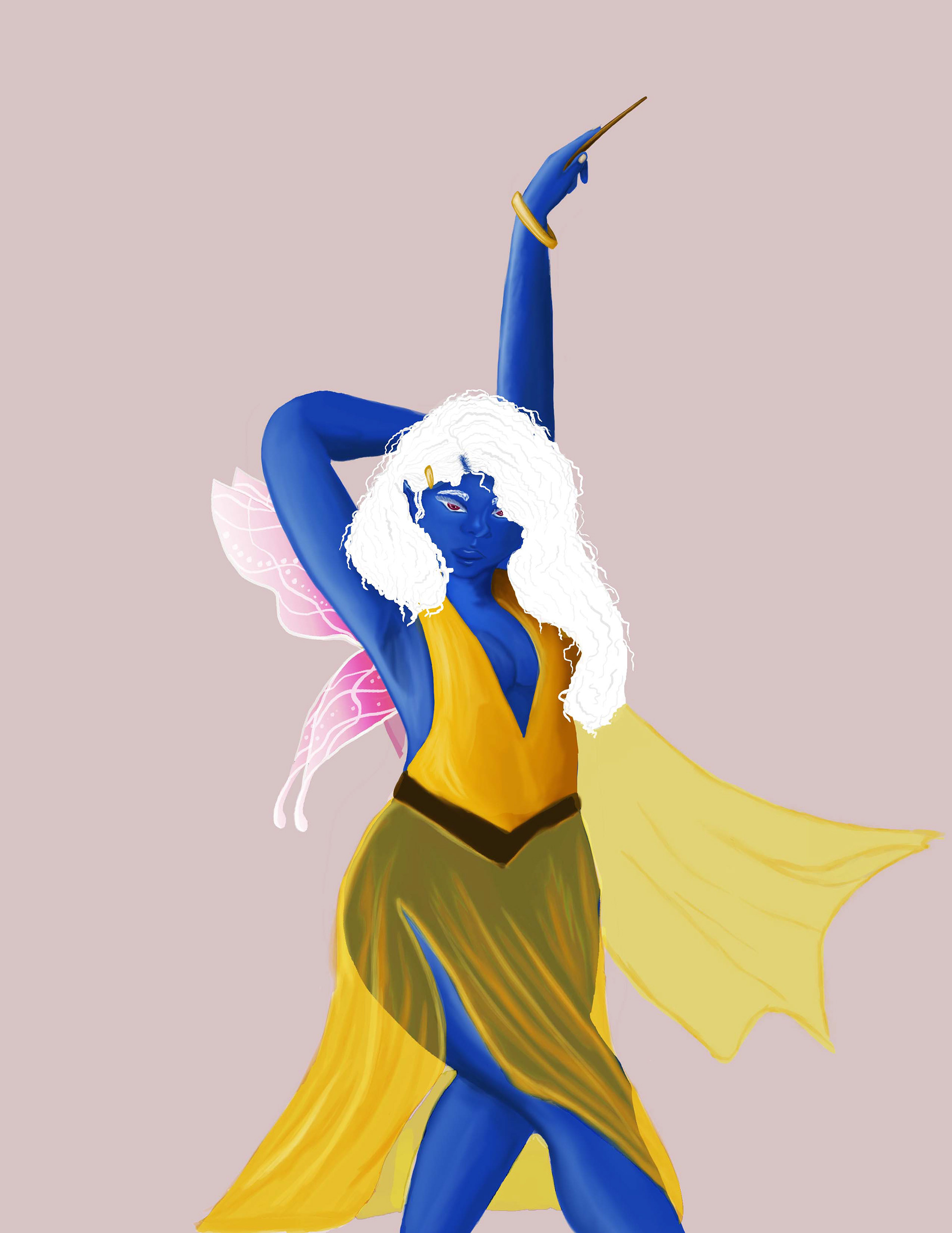 "Mystical Blue Fairy"