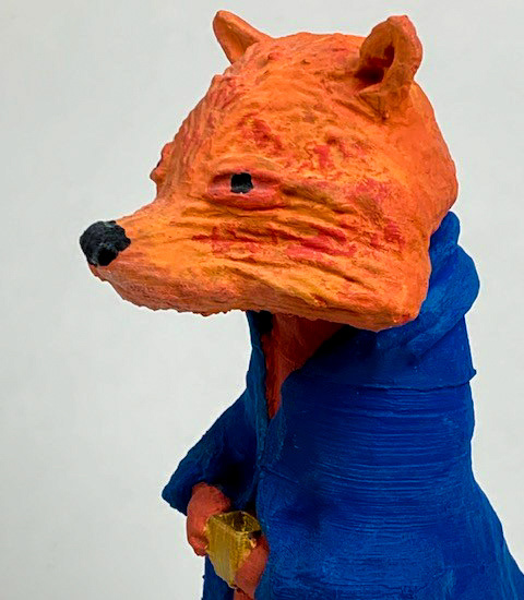 Size: 2.5 x 10 x 6.5 Medium: PLA, Acrylic