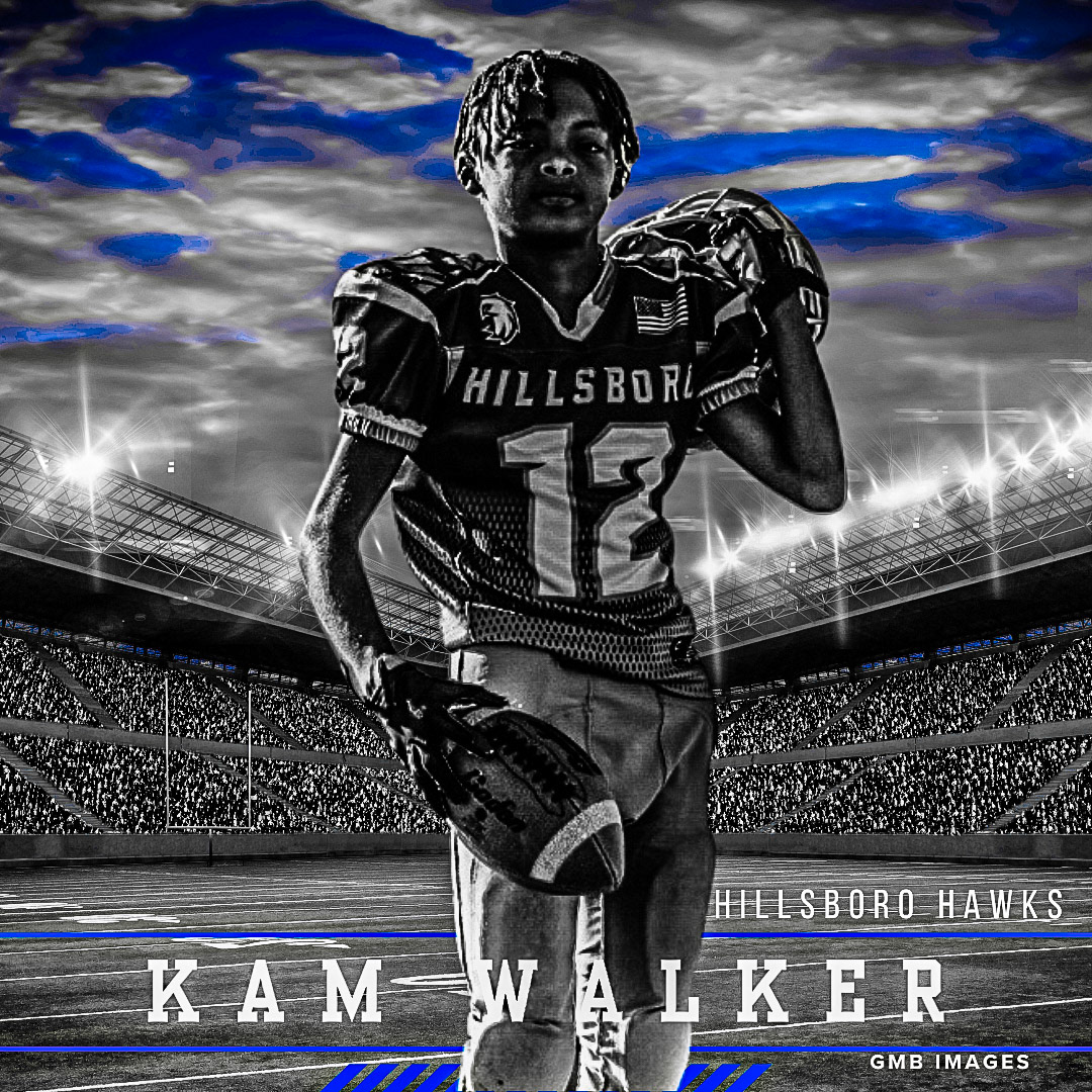 Black and Brown Sporty American Football Player of The Game Instagram Post - 1