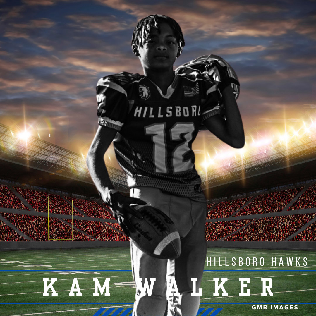 Black and Brown Sporty American Football Player of The Game Instagram Post - 1