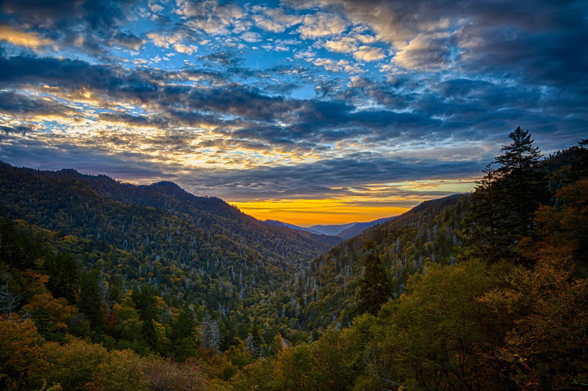 Smokey Mountain Sunset
