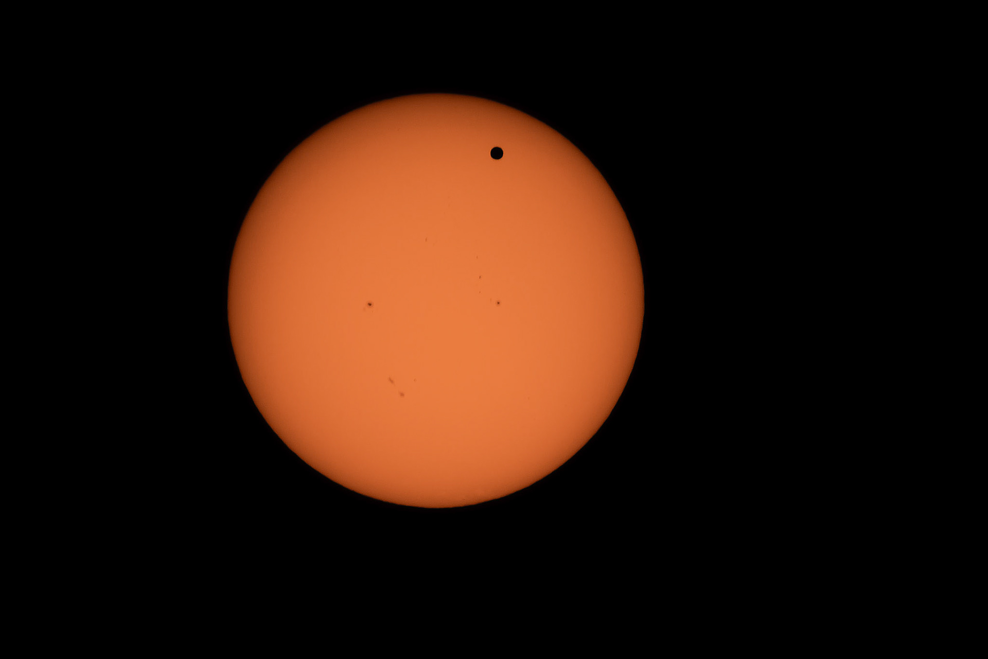 2012 Transit of Venus across the Sun