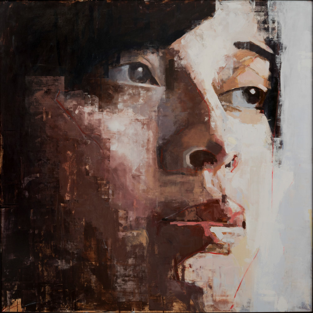 Emily (Female Mexican American),   Oil on Panel 48 x 48 inches