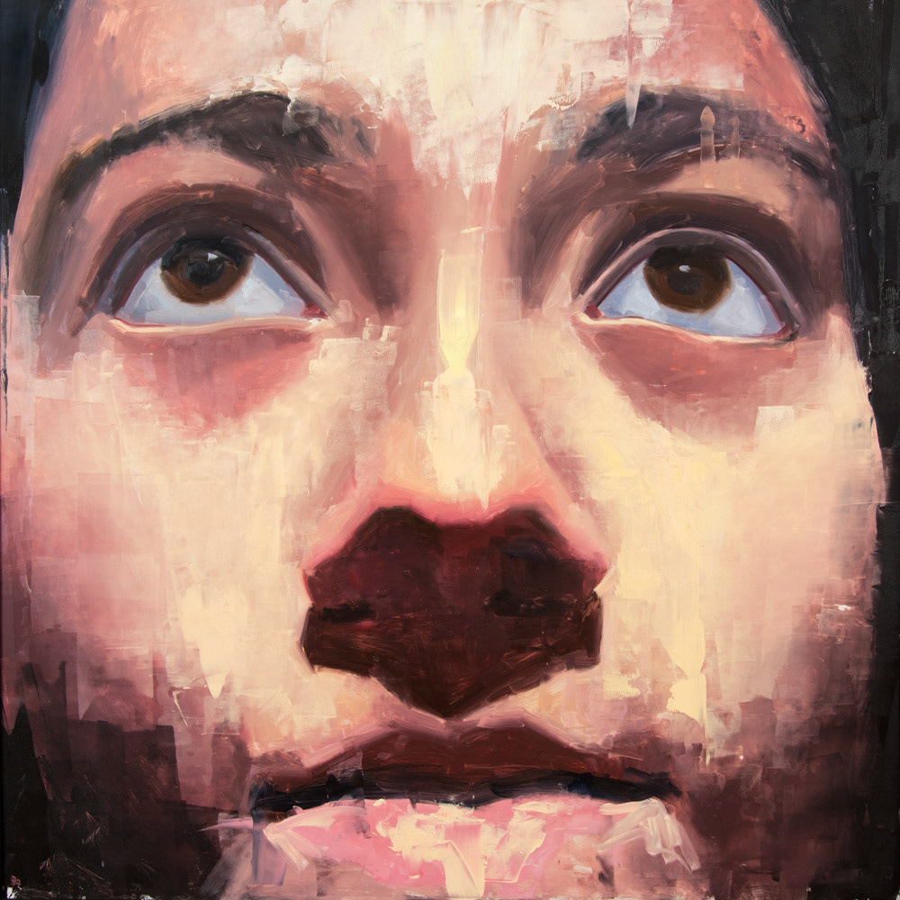 Hannah (Of Mixed Race), Oil on Panel  48 x 48 inches