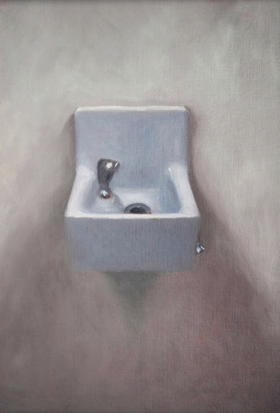 Fountain, 2015, Oil on Panel, 18 x 14 inches