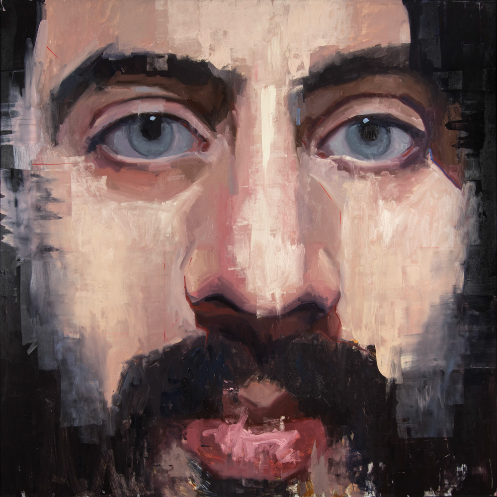 Jose (Venezuelan Immigrant),  Oil on Panel 48 x 48 inches