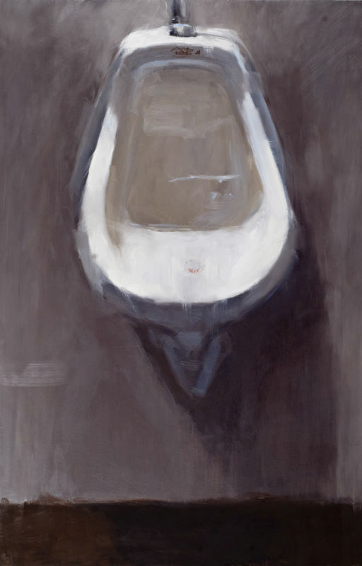 After R. Mutt, 2015, Oil on Panel, 18 x 24 inches