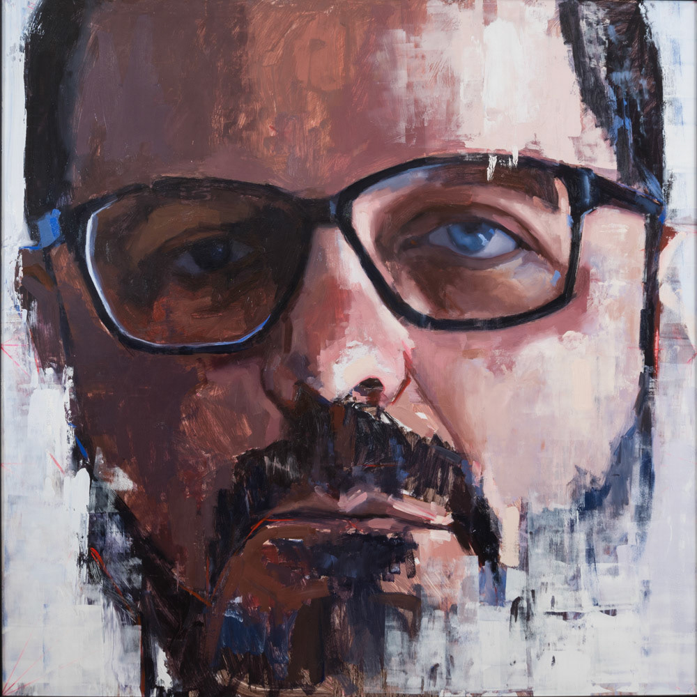 Roland (Cuban American),  Oil on Panel 48 x 48 inches