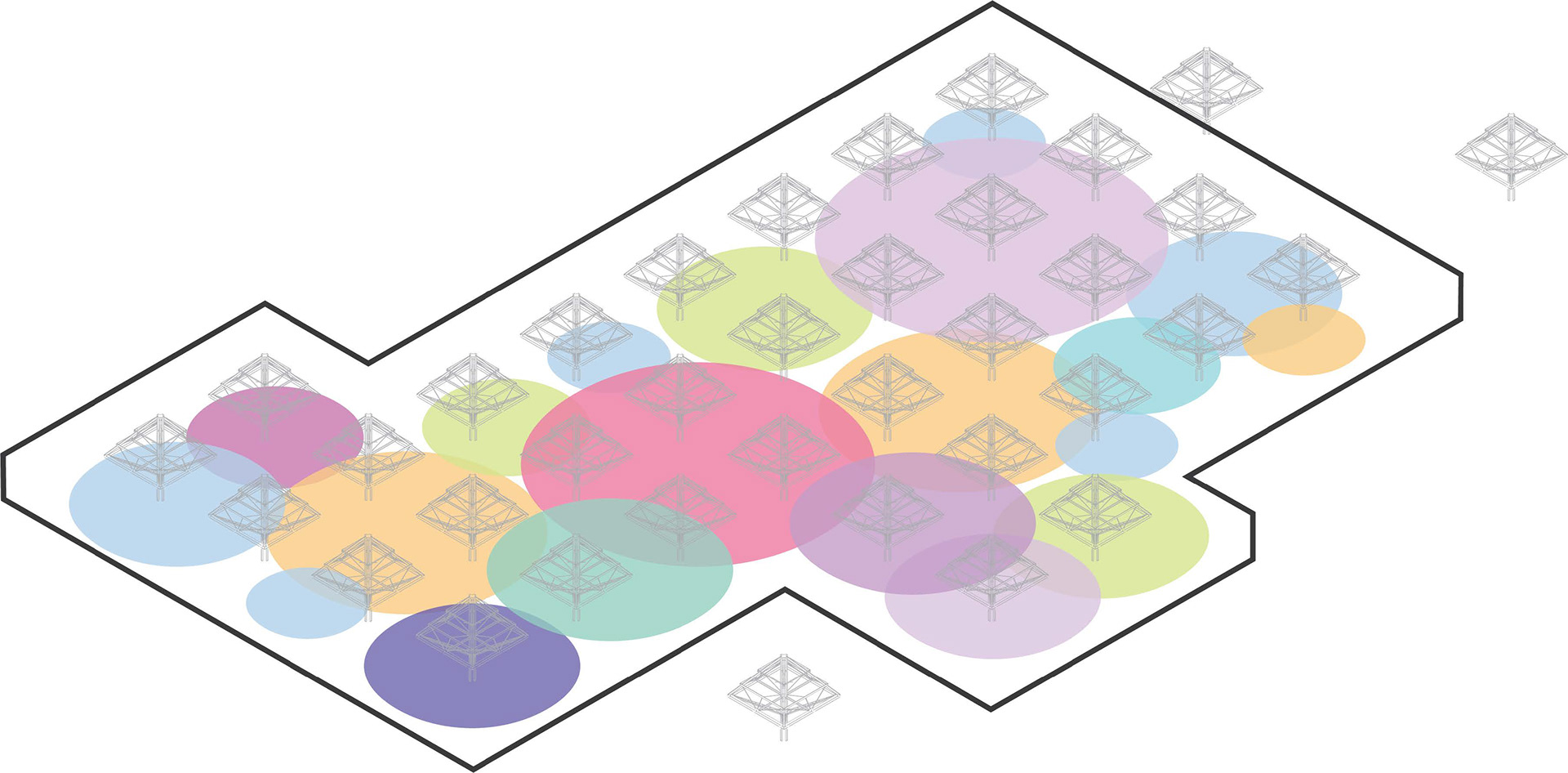 zoning originally intended by Frank van Klingeren, 1973