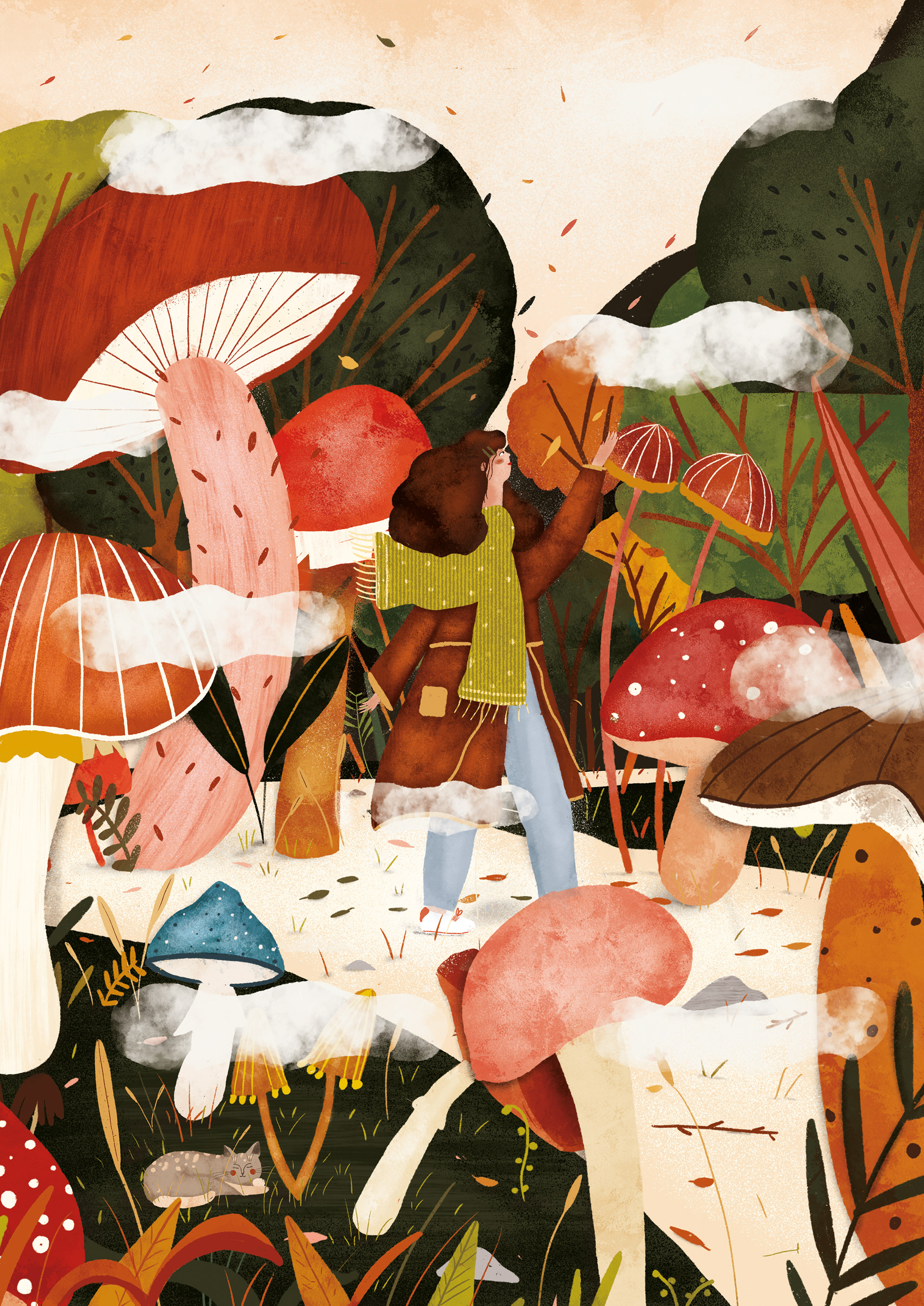 illustration pour HOLI magazine