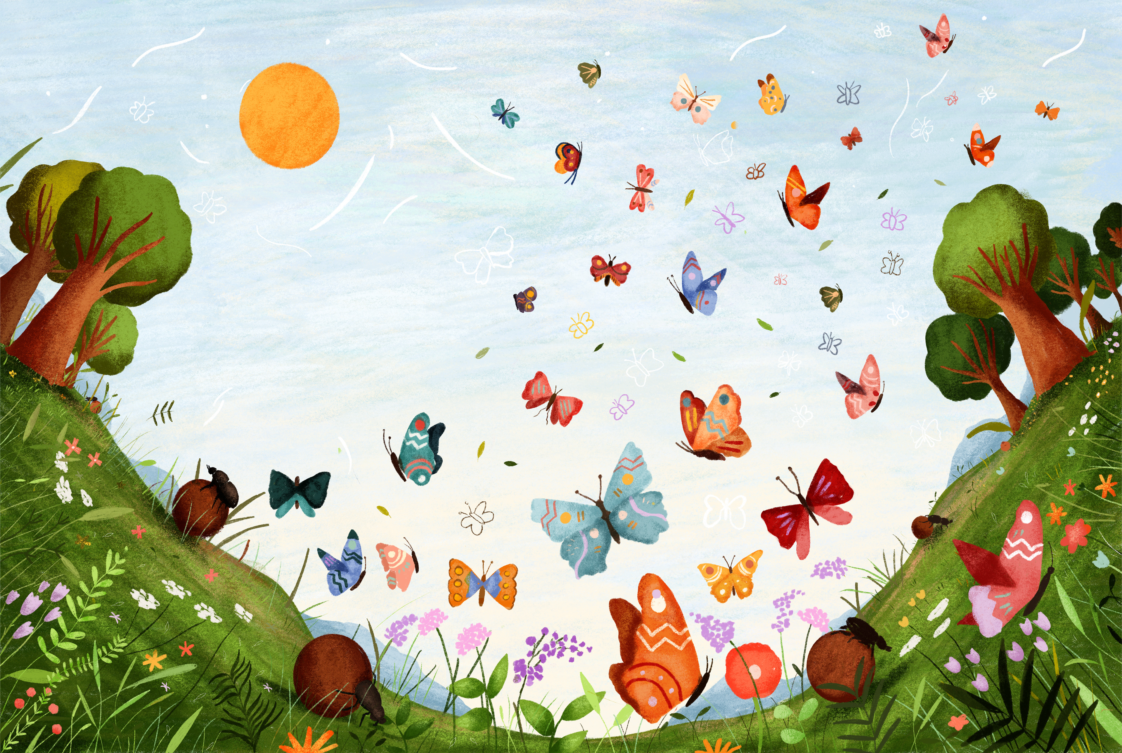 illustration issue de "Dans la Forêt"