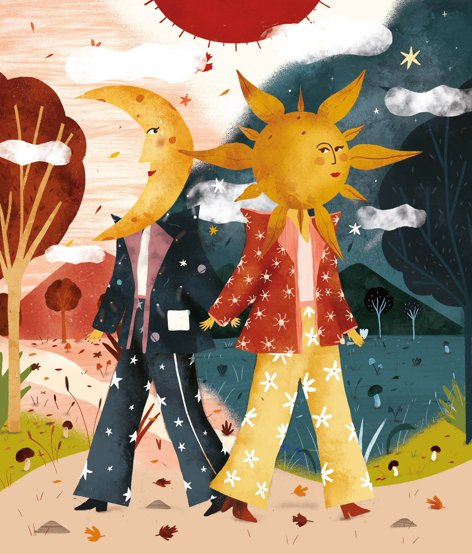 illustration pour HOLI magazine
