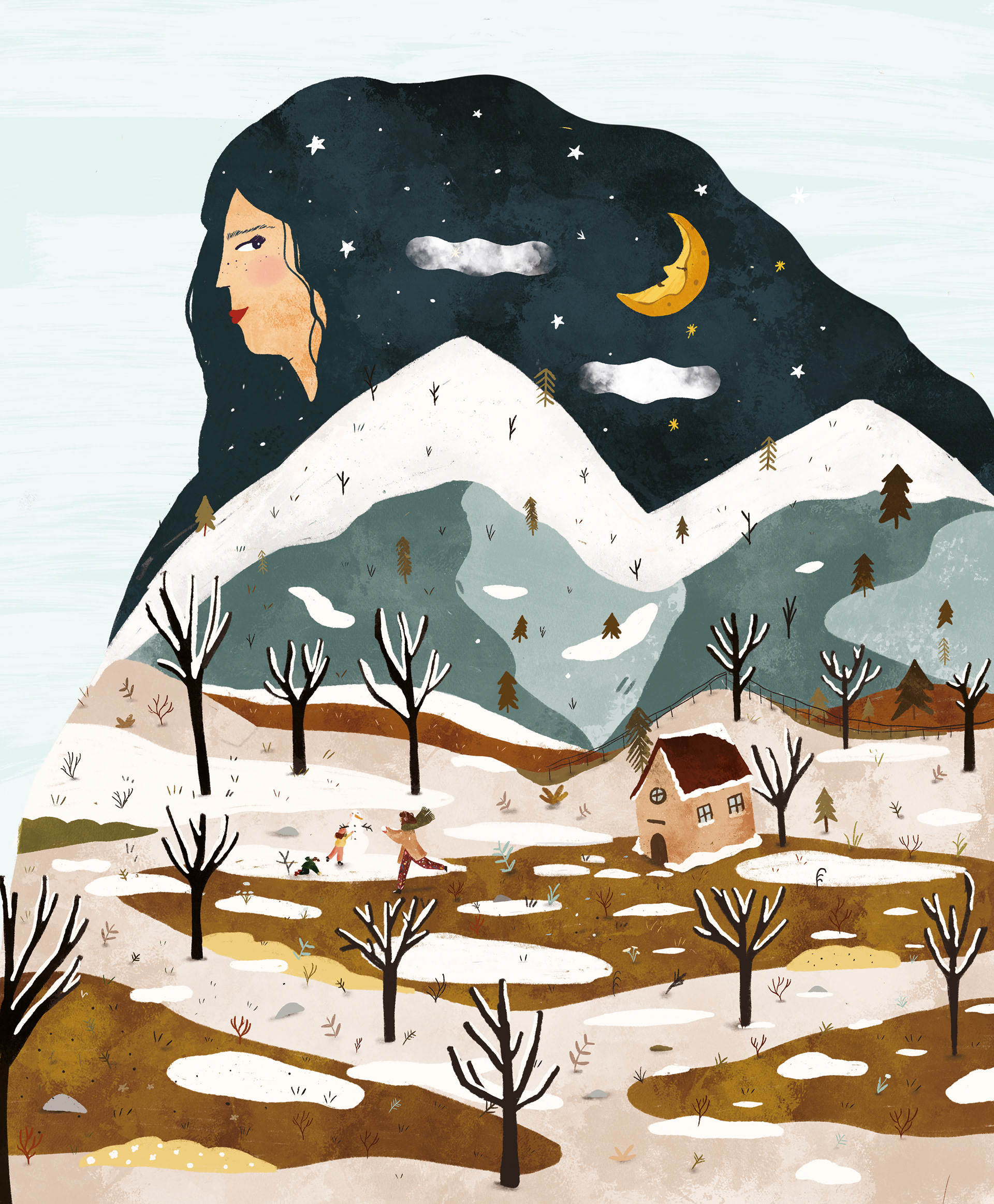 Illustration pour Holi Magzine