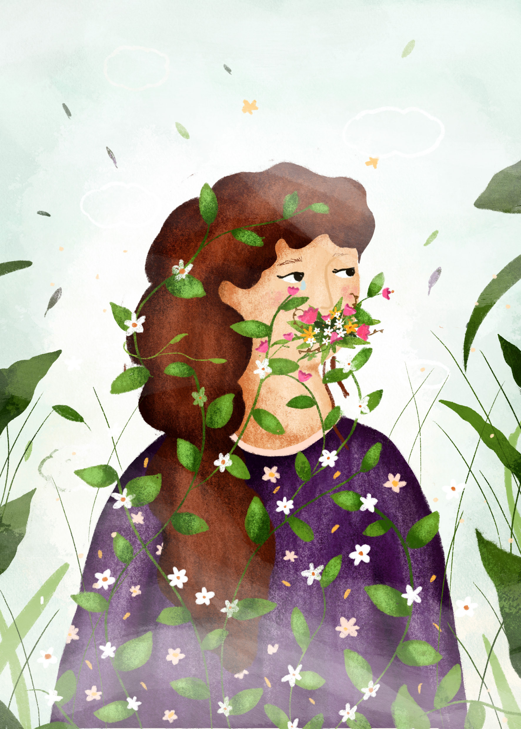 illustration extraite du livre "dépression post partum la face aah de la maternité"