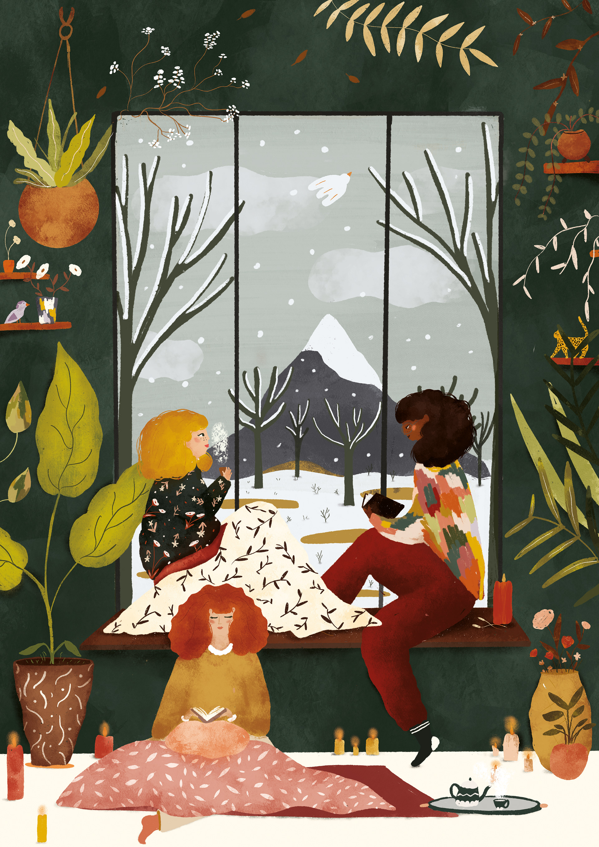 Illustration pour Holi Magzine