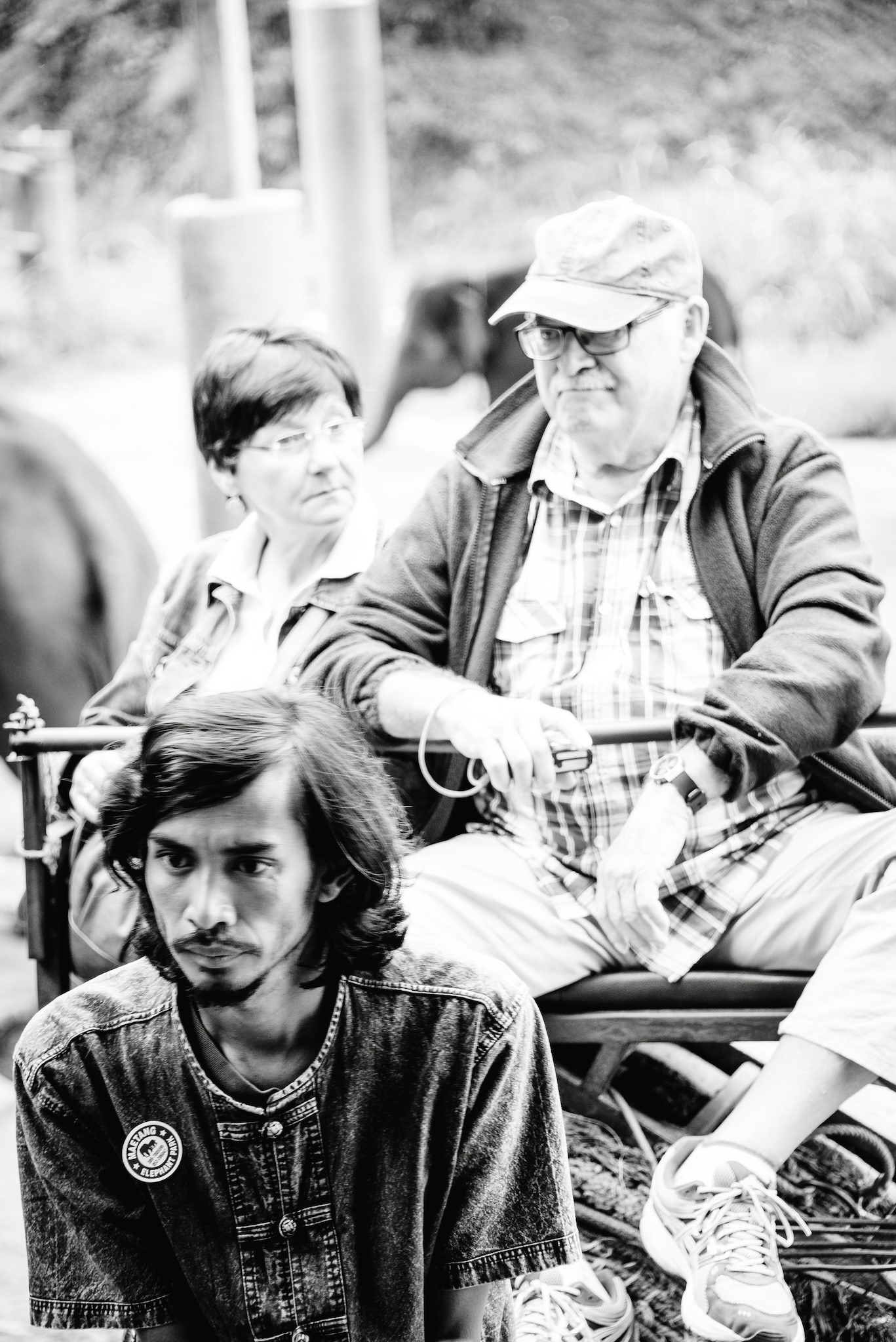 Mahout und Touristen