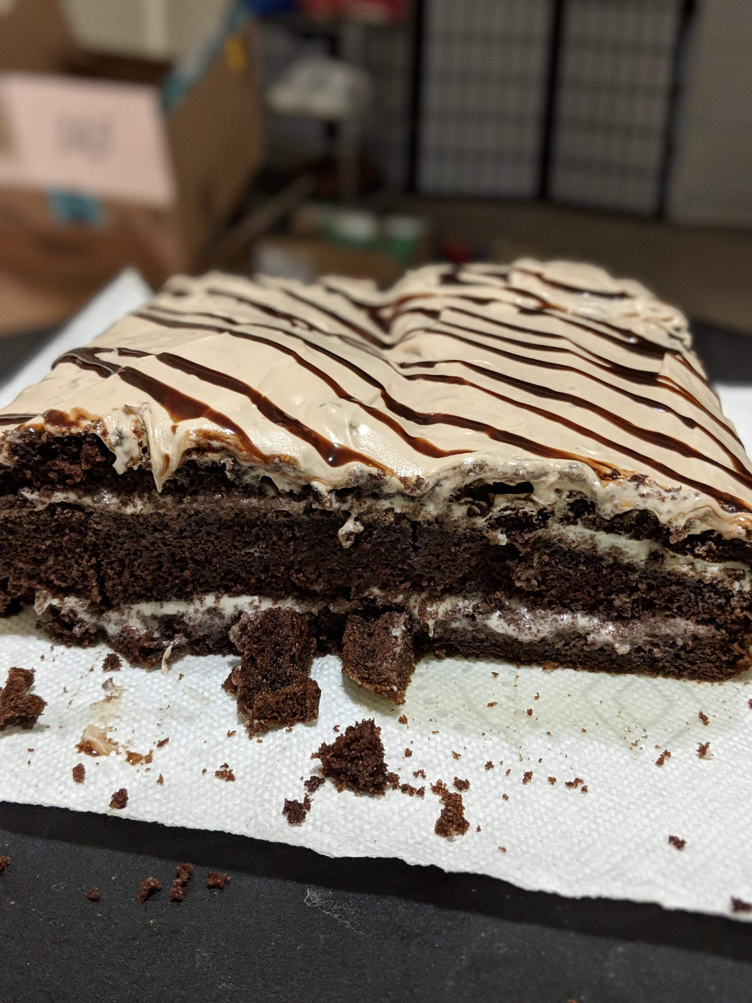 I baked this cake for my 24th Birthday!