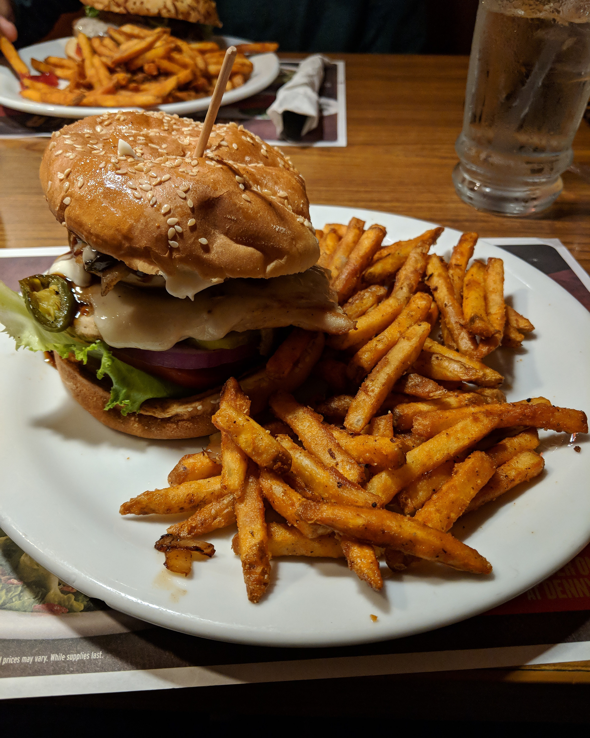 Double stacked Veg Burger from Wendys!