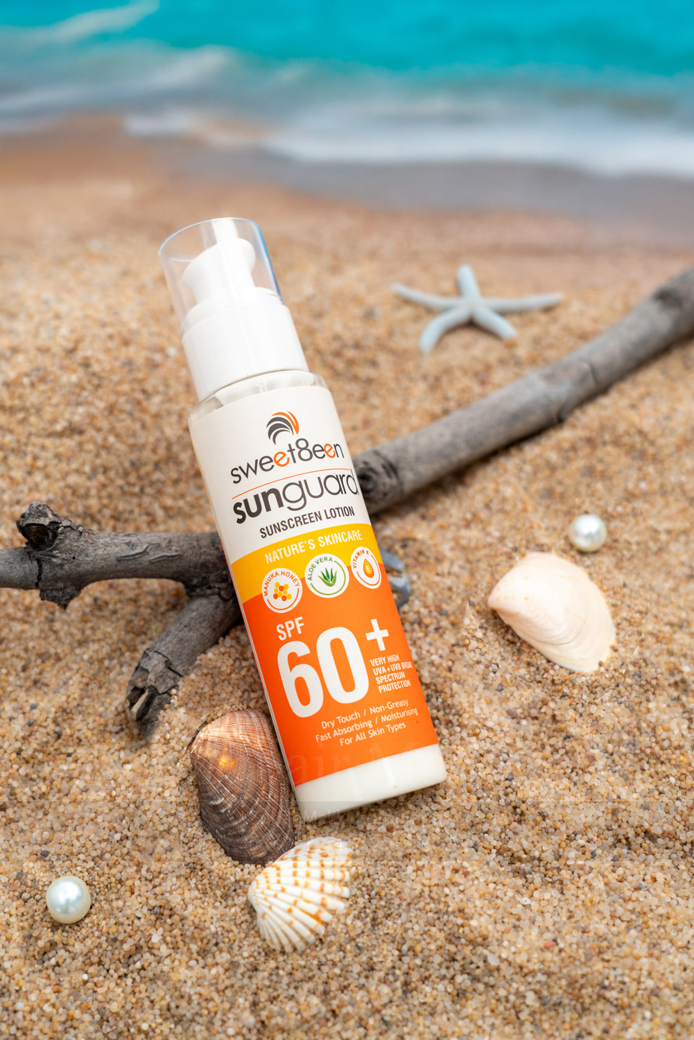 Sweet8een sun screen product photoshoot
