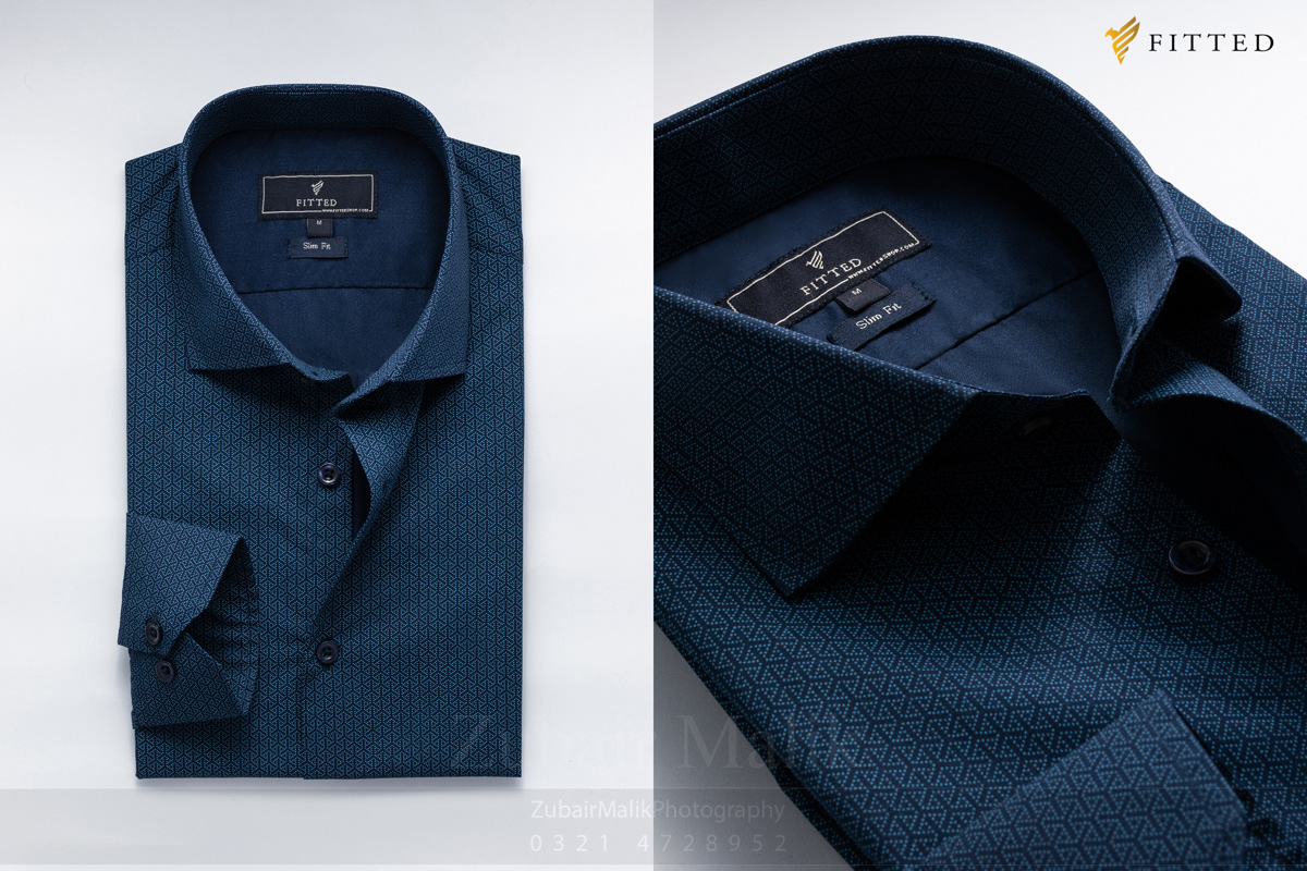 Formal shirt Tabletop product photography for cosmetics and electronics in Melbourne