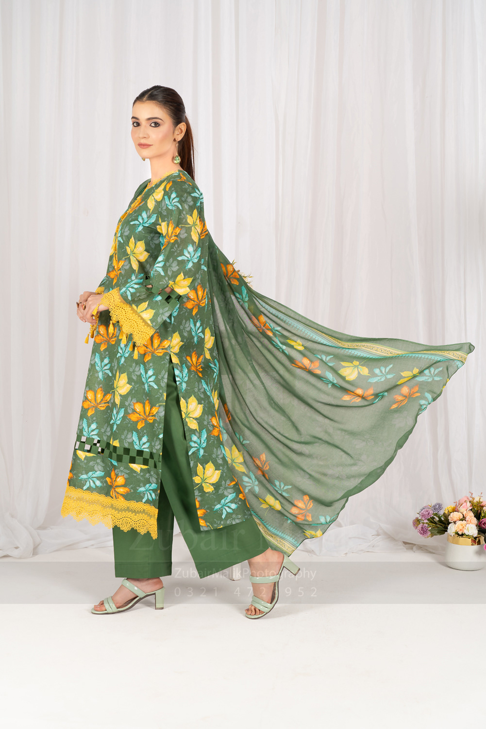 Model Ziya editorial fashion photography Lahore