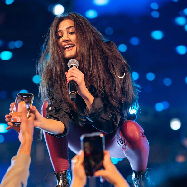 Aneesa Leena on stage at BNU OG Fest – live music event coverage and artist performance shot