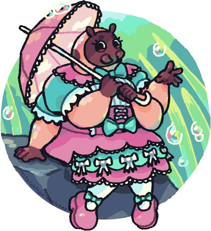 Grublina (character by Woxie on ArtFight)