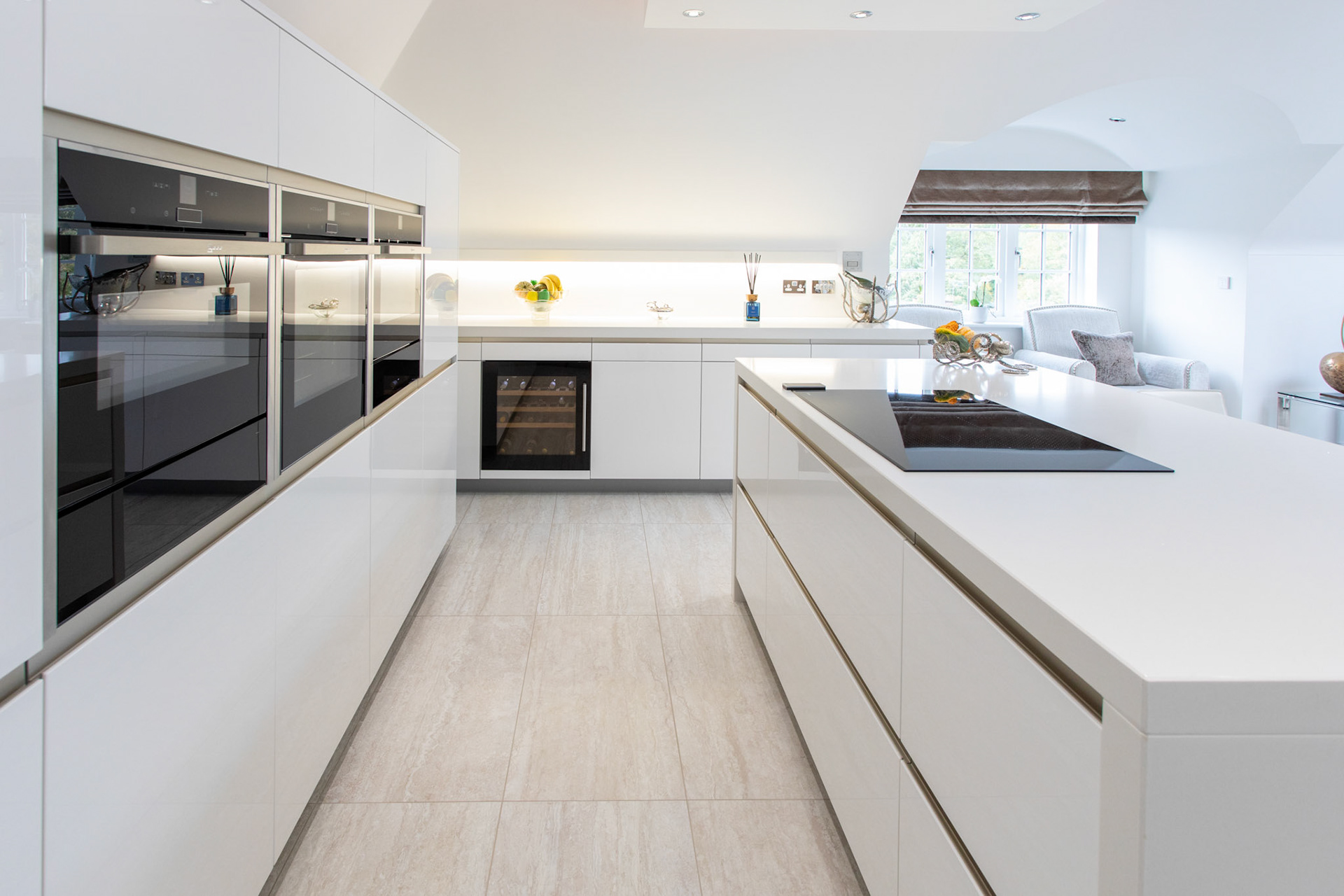 Photo of a luxury kitchen in an exclusive penthouse in Prestbury, Cheshire