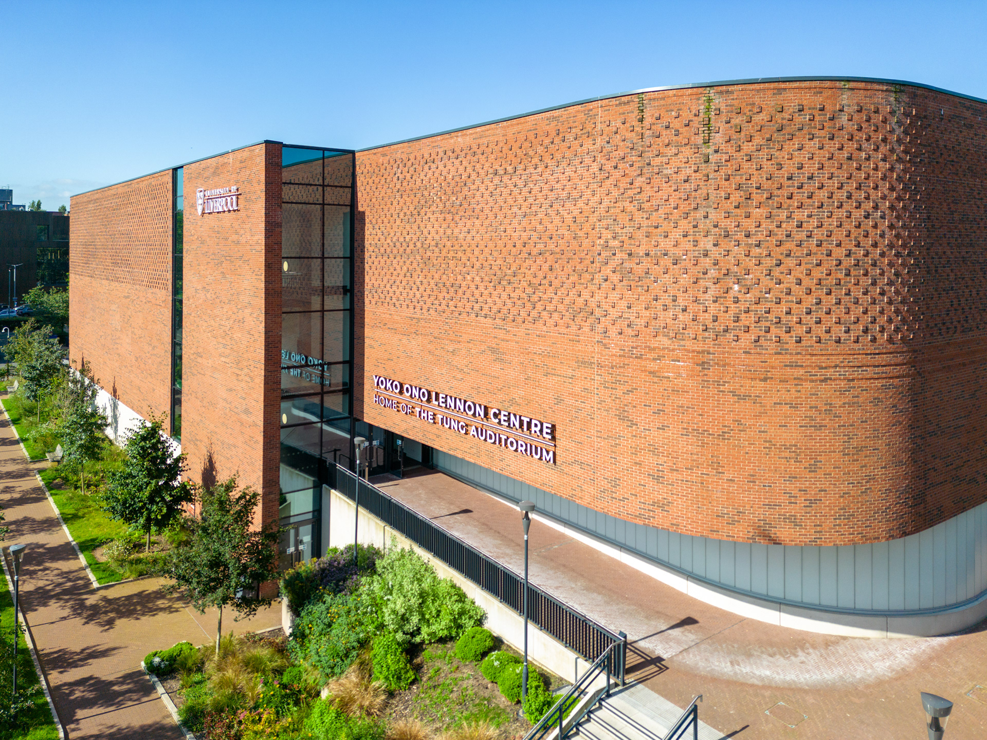 Aerial image of Yoko Ono Lennon Centre 