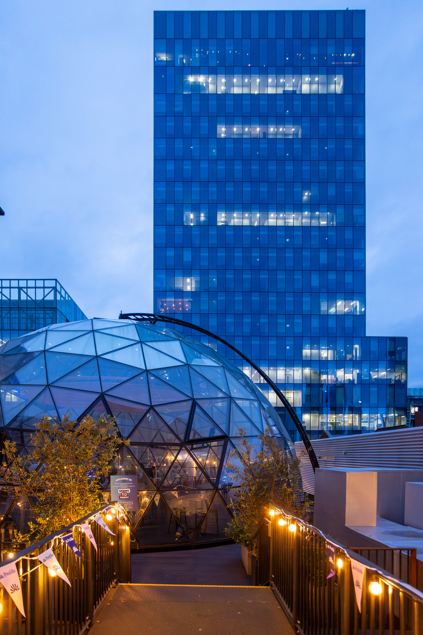 Rooftop photography, Manchester City Centre