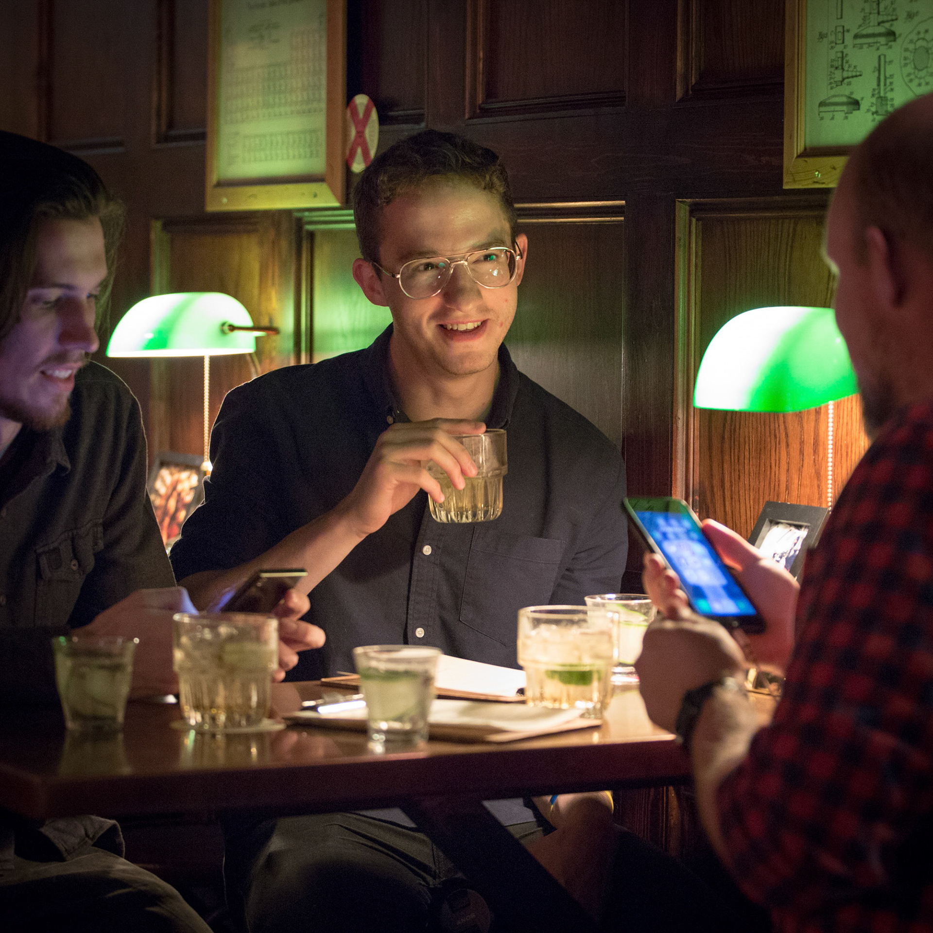 Lifestyle photo captured at a 'Dead Rabbit Whiskey' event in Manchester's Northern Quarter