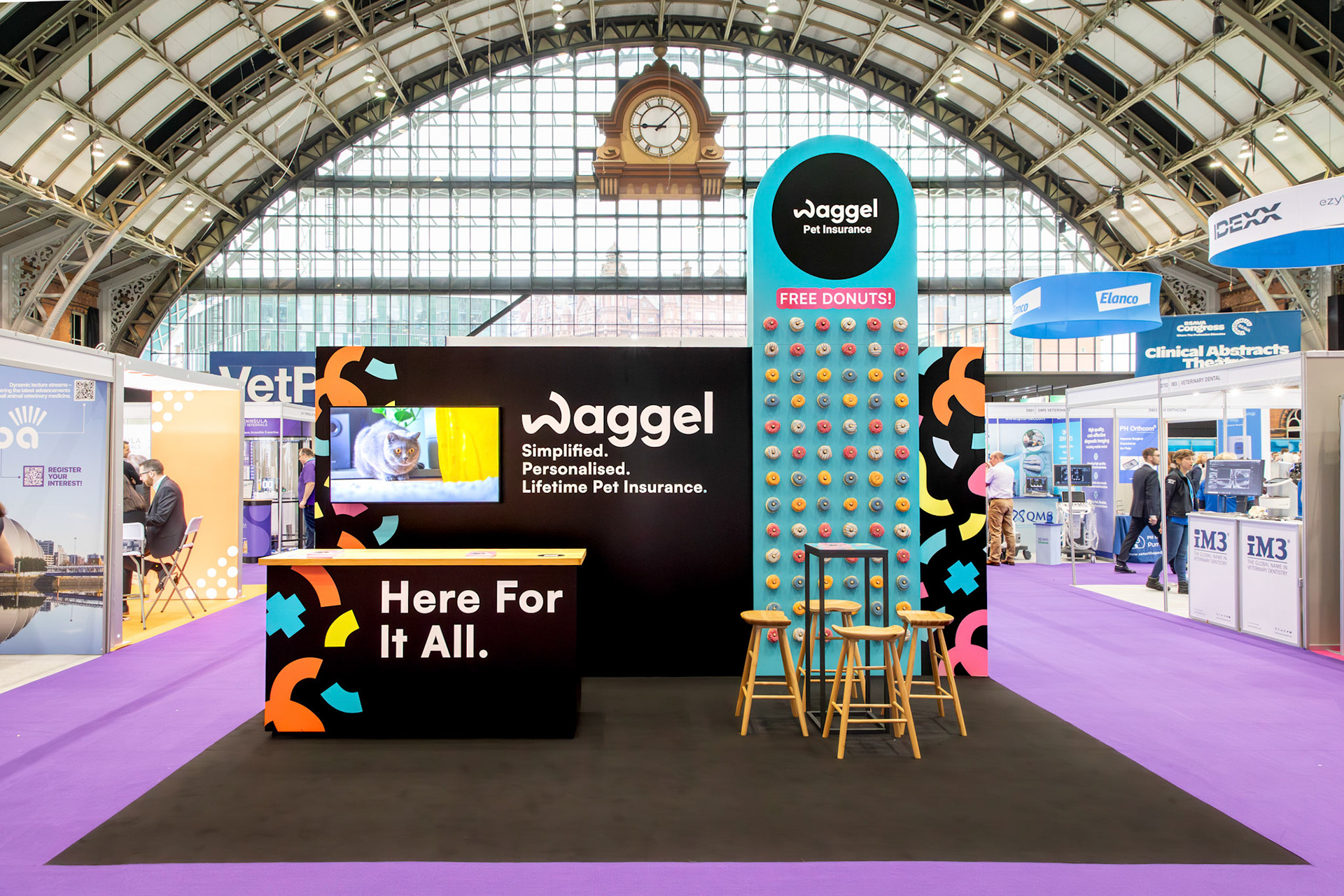 Exhibition stand photography at Manchester Central, UK captured for Event Concept, London