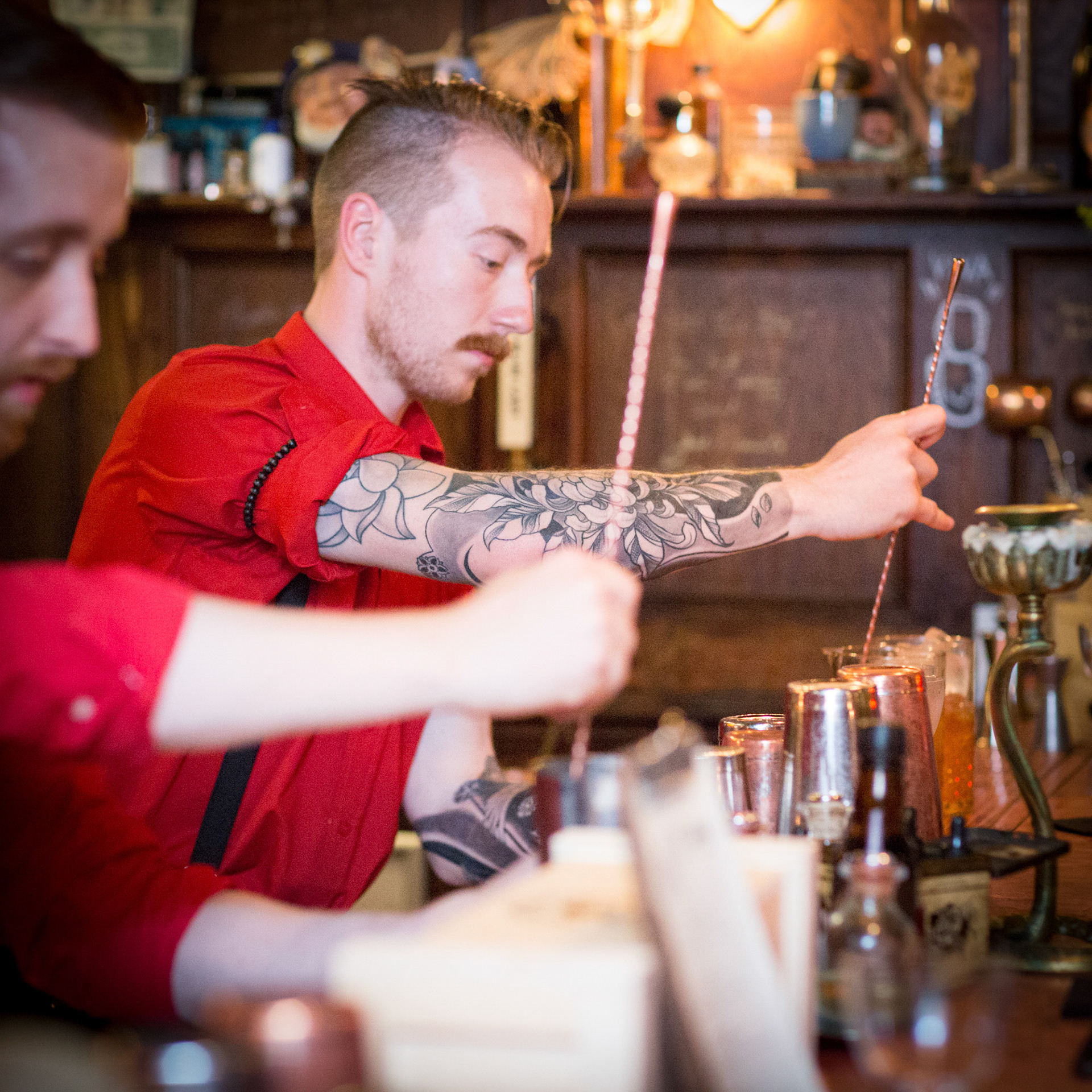 Cocktail making photography in Manchester