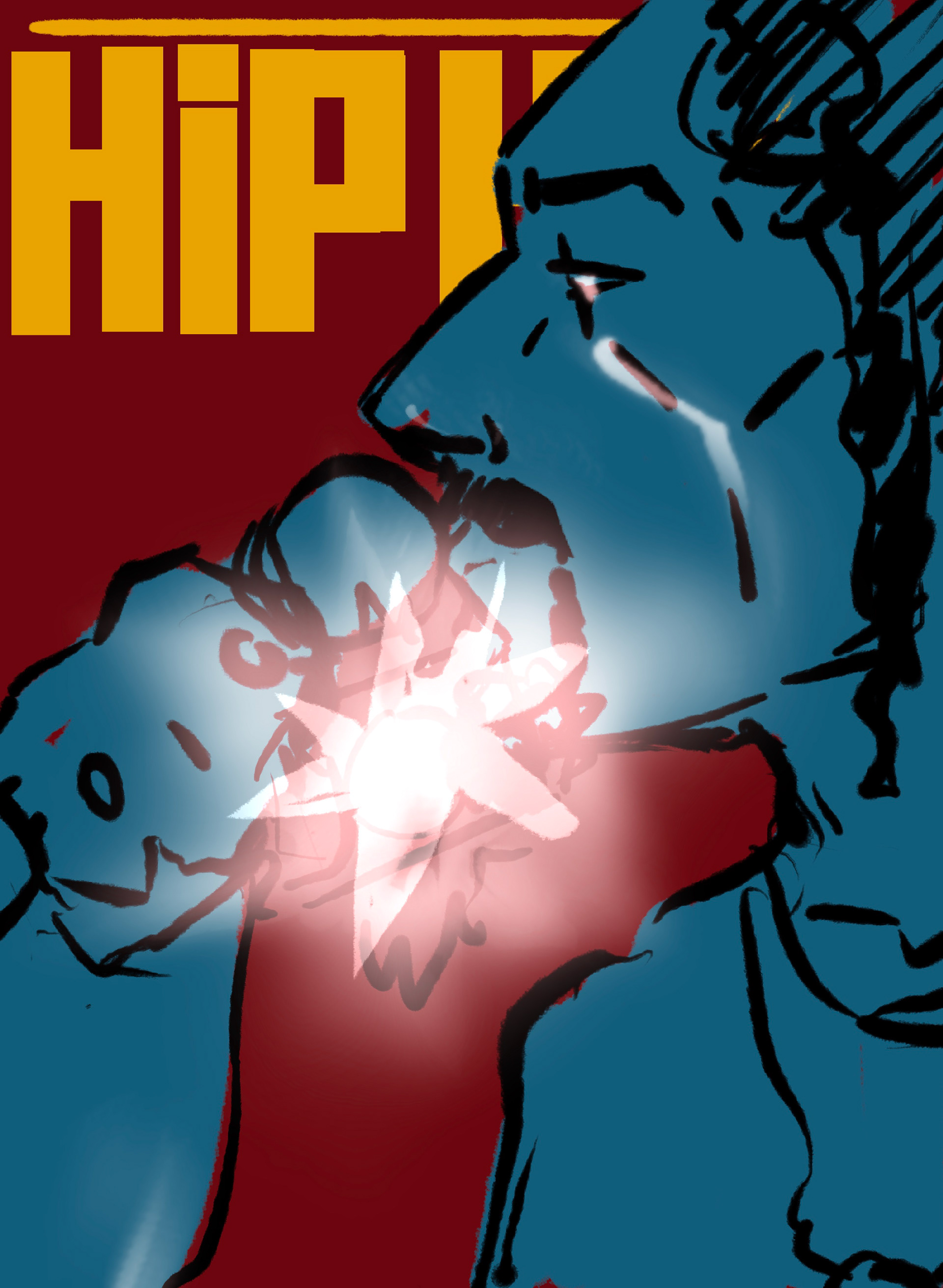 Hip-Hop Connection cover sketch 3